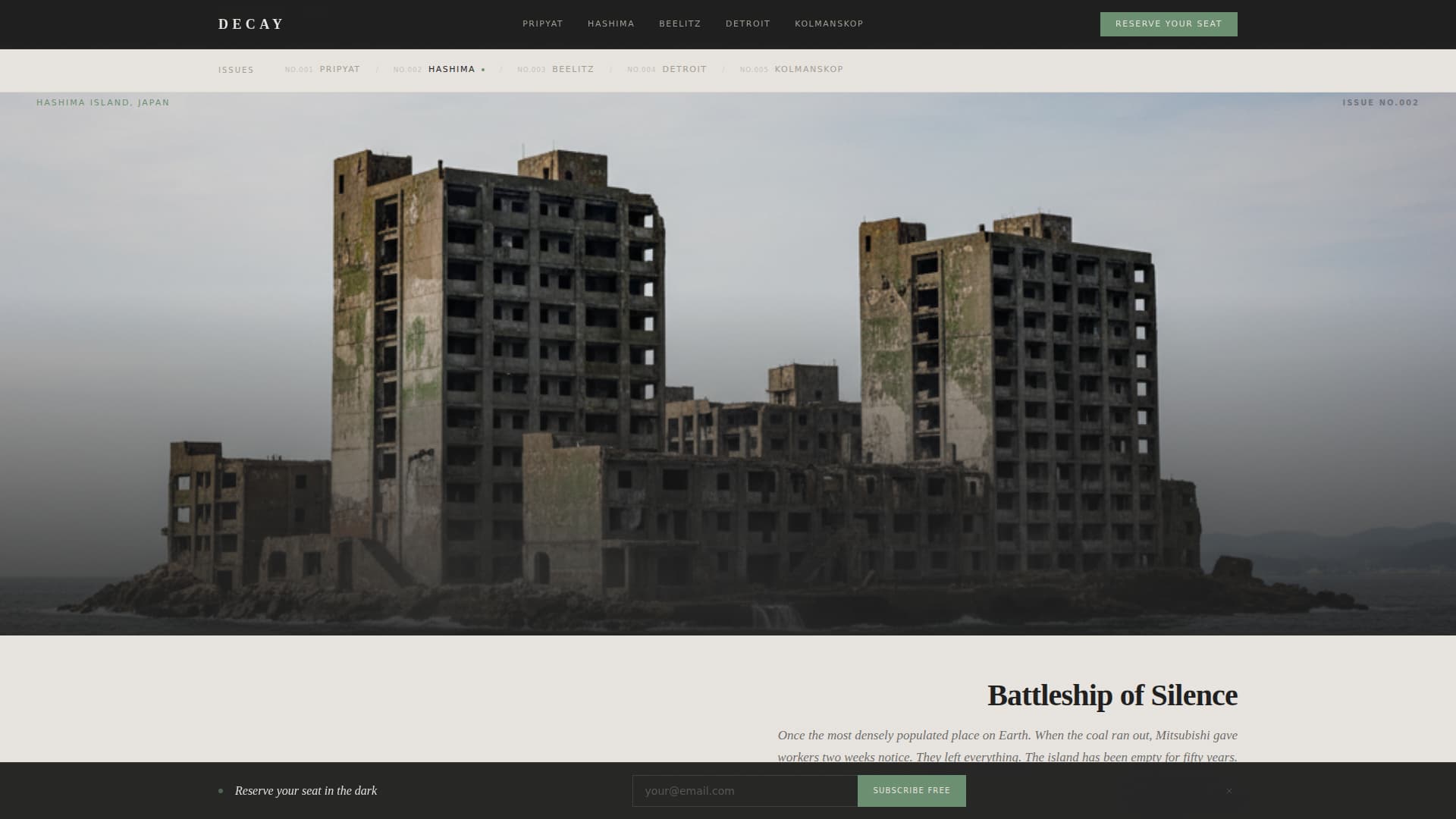 Photography Blog Pre-Launch Website Template