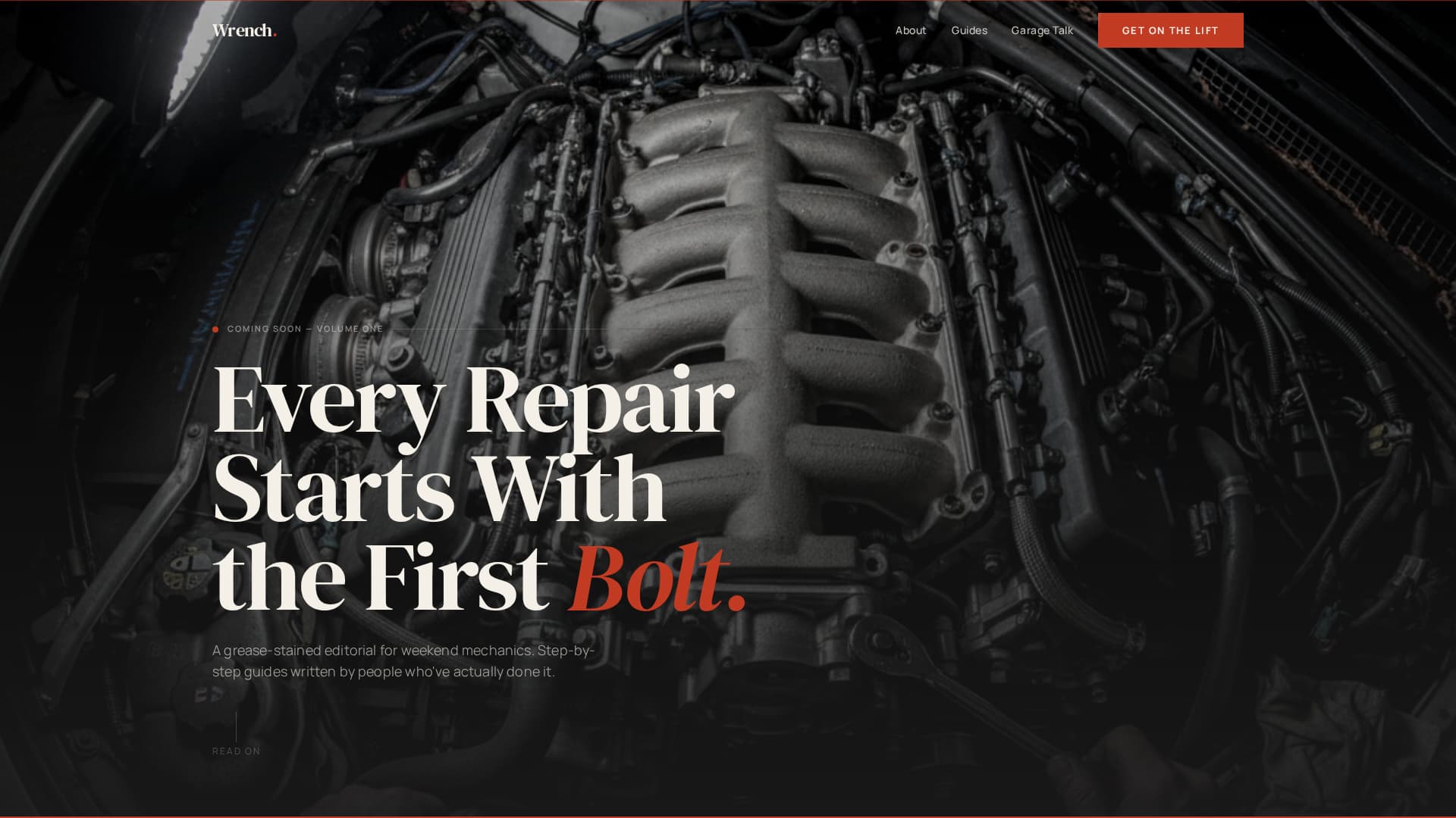 Automotive Blog & Media Pre-Launch Website Template