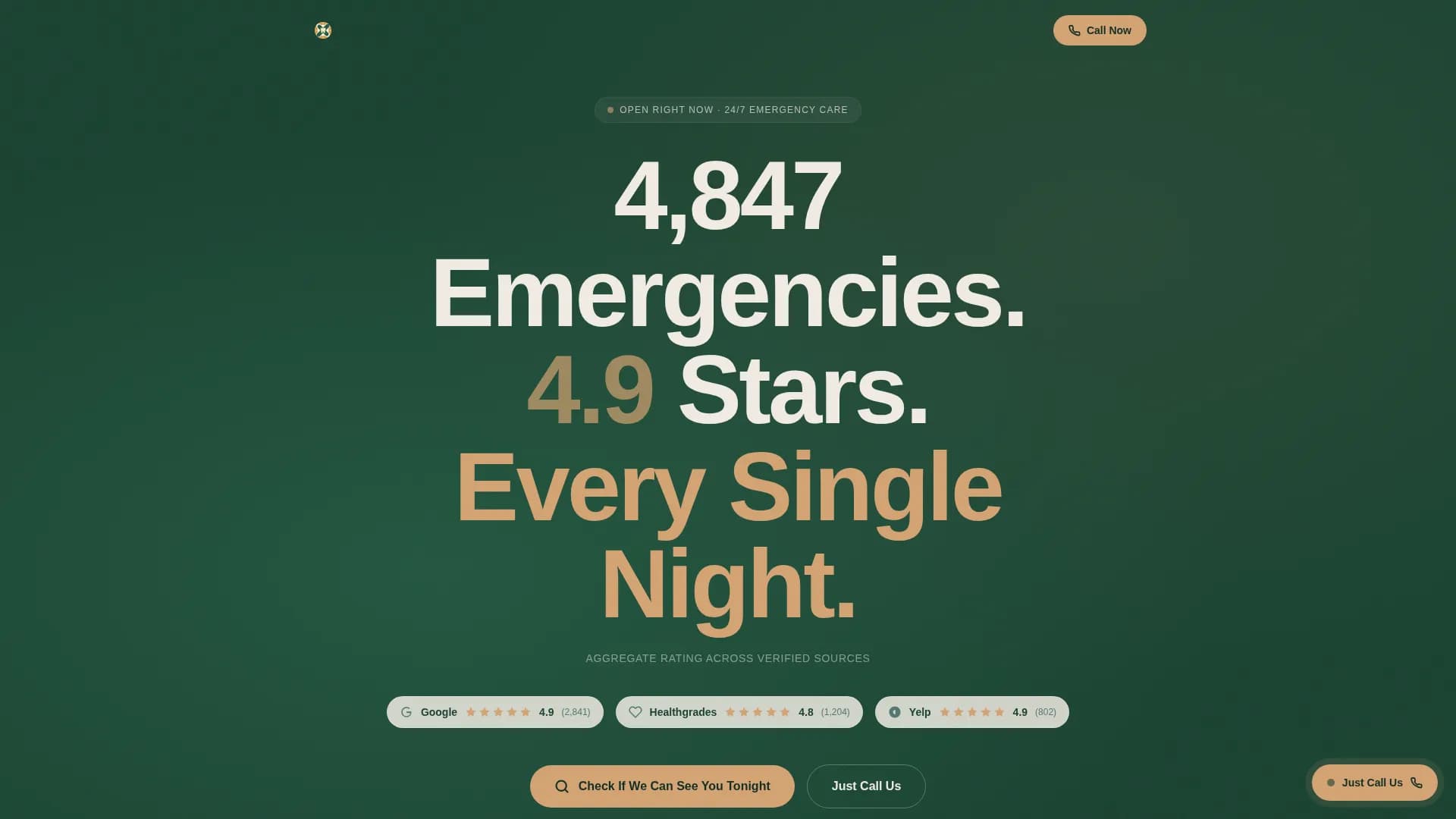 Urgent — Immediate Dental Services Landing Page Template