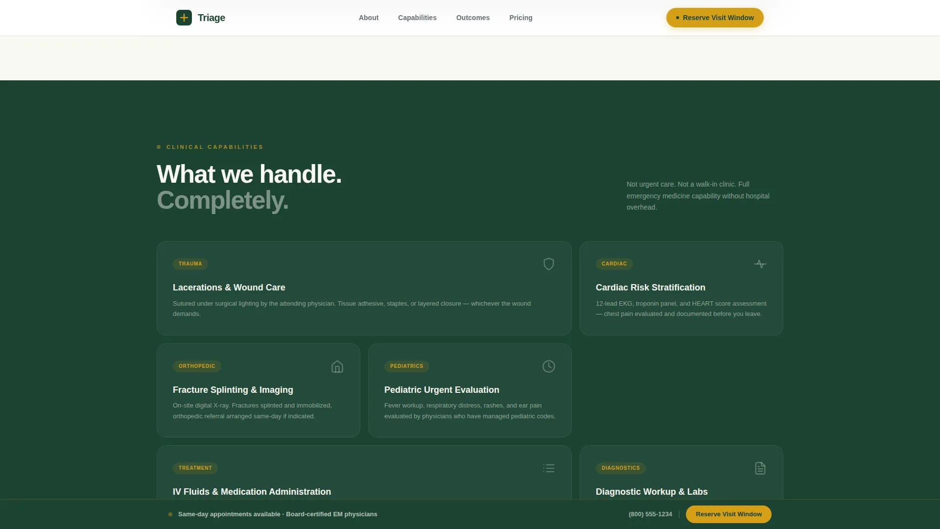 Emergency Medicine Booking Website Template