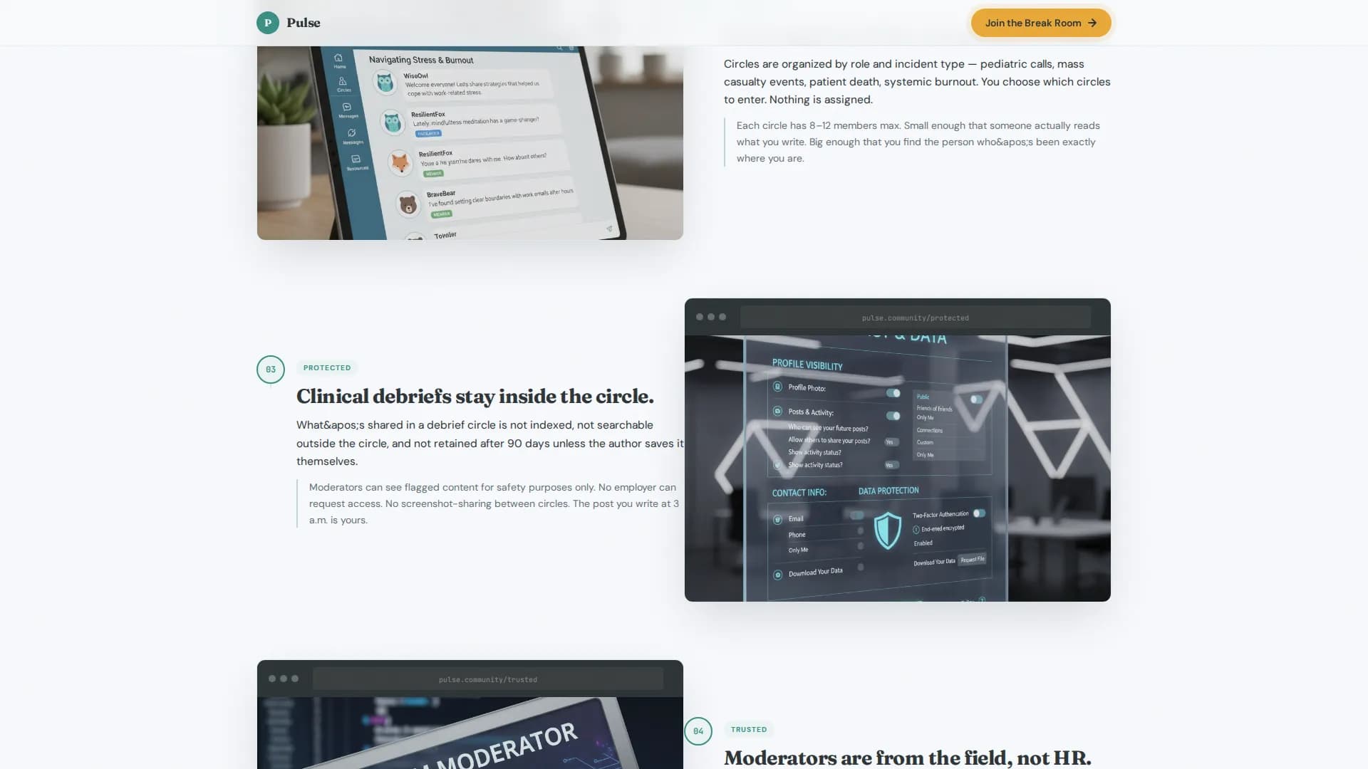Pulse — Empowering Wellness Tribe Landing Page Template