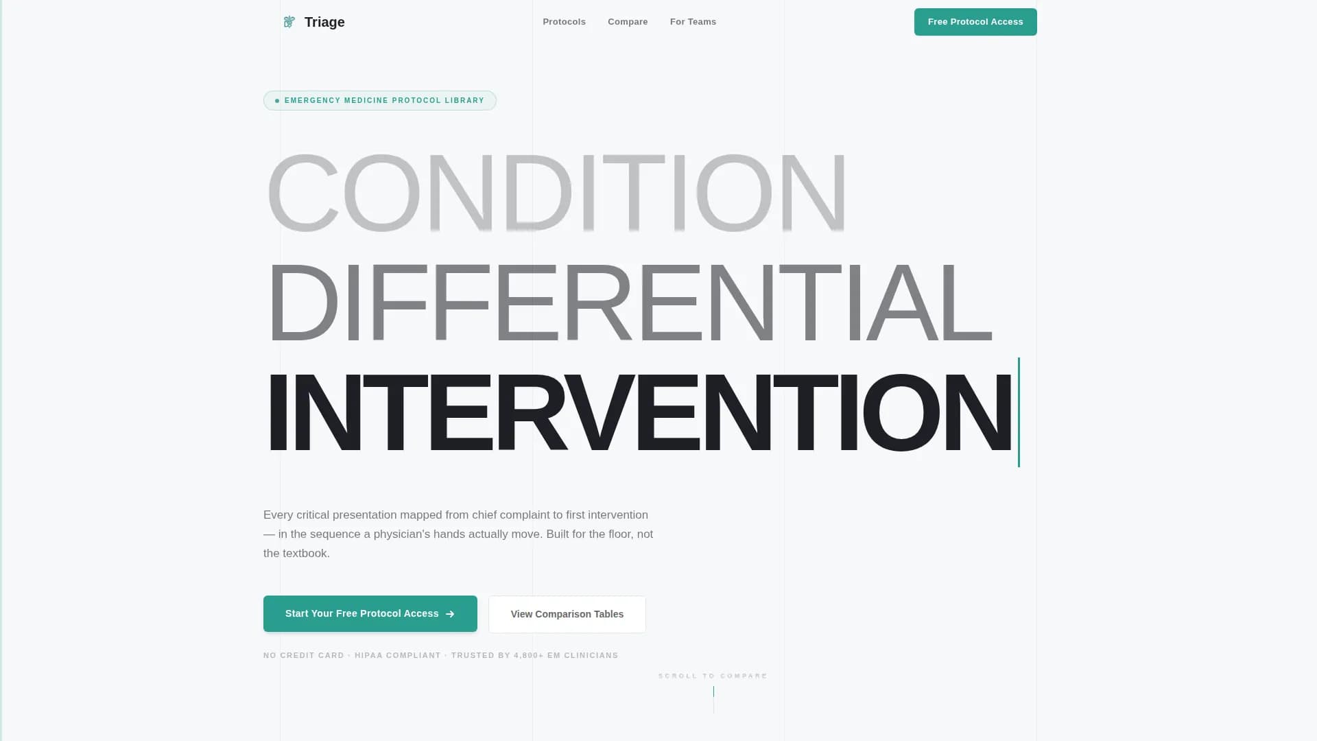 Emergency Physician Comparison Website Template
