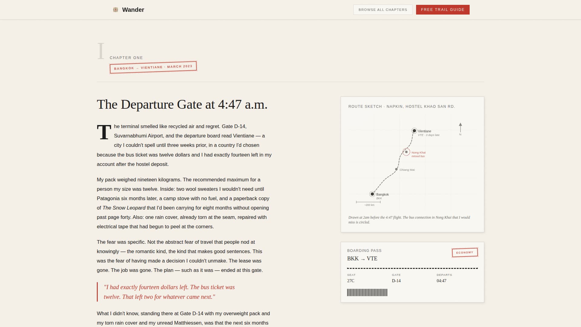 Travel Blog Professional Website Template