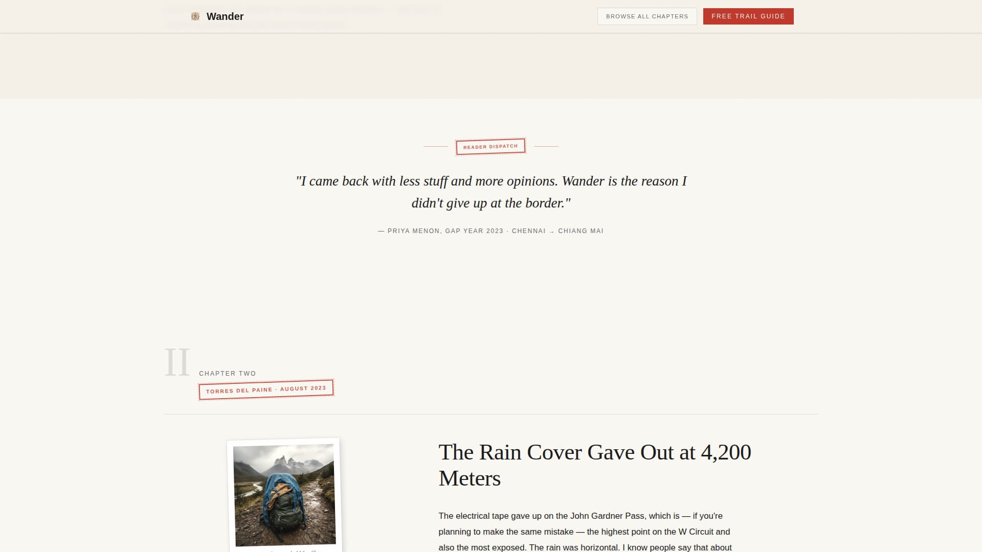 Travel Blog Professional Website Template