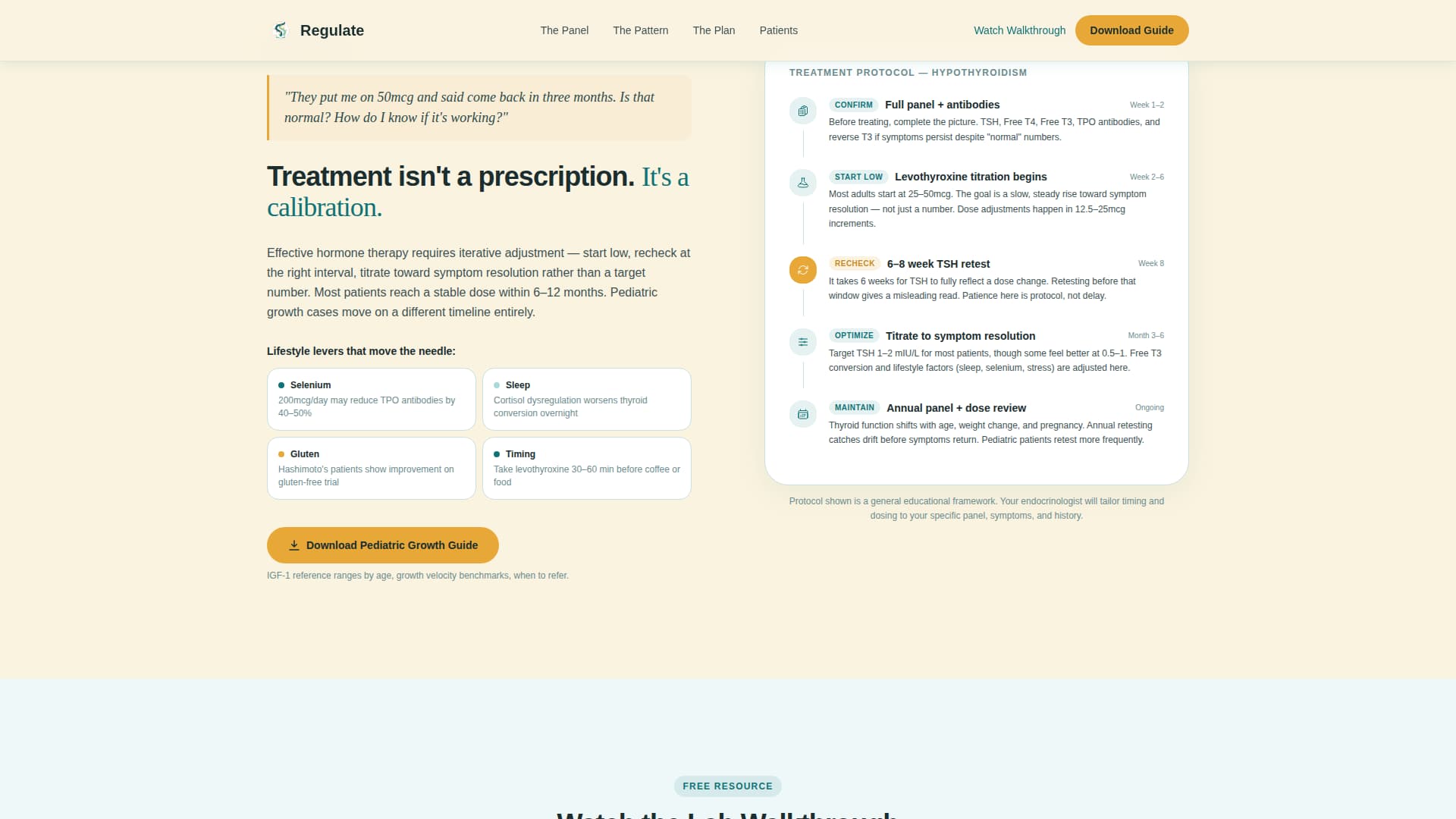 Endocrinologist Professional Website Template