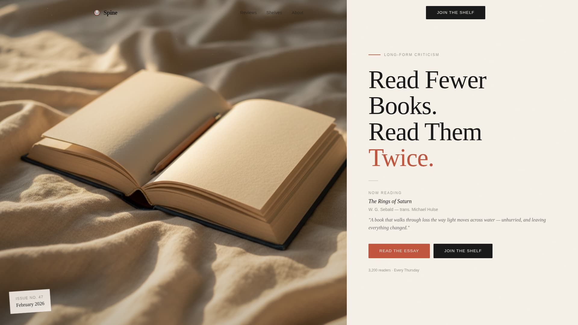 Book Author & Publisher Booking Website Template