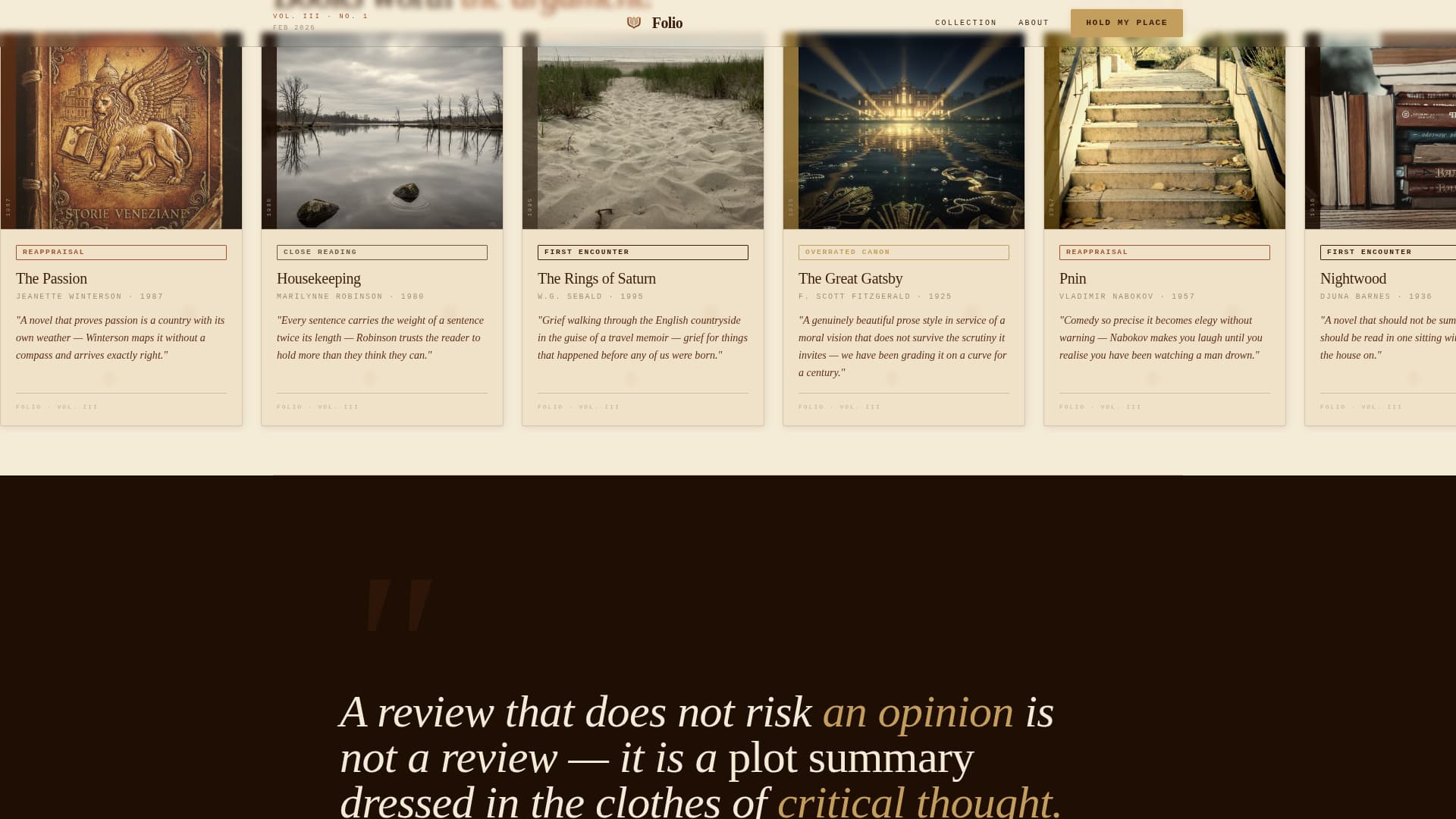Book Reviews & Literary Criticism Content Expert Booking Website Template