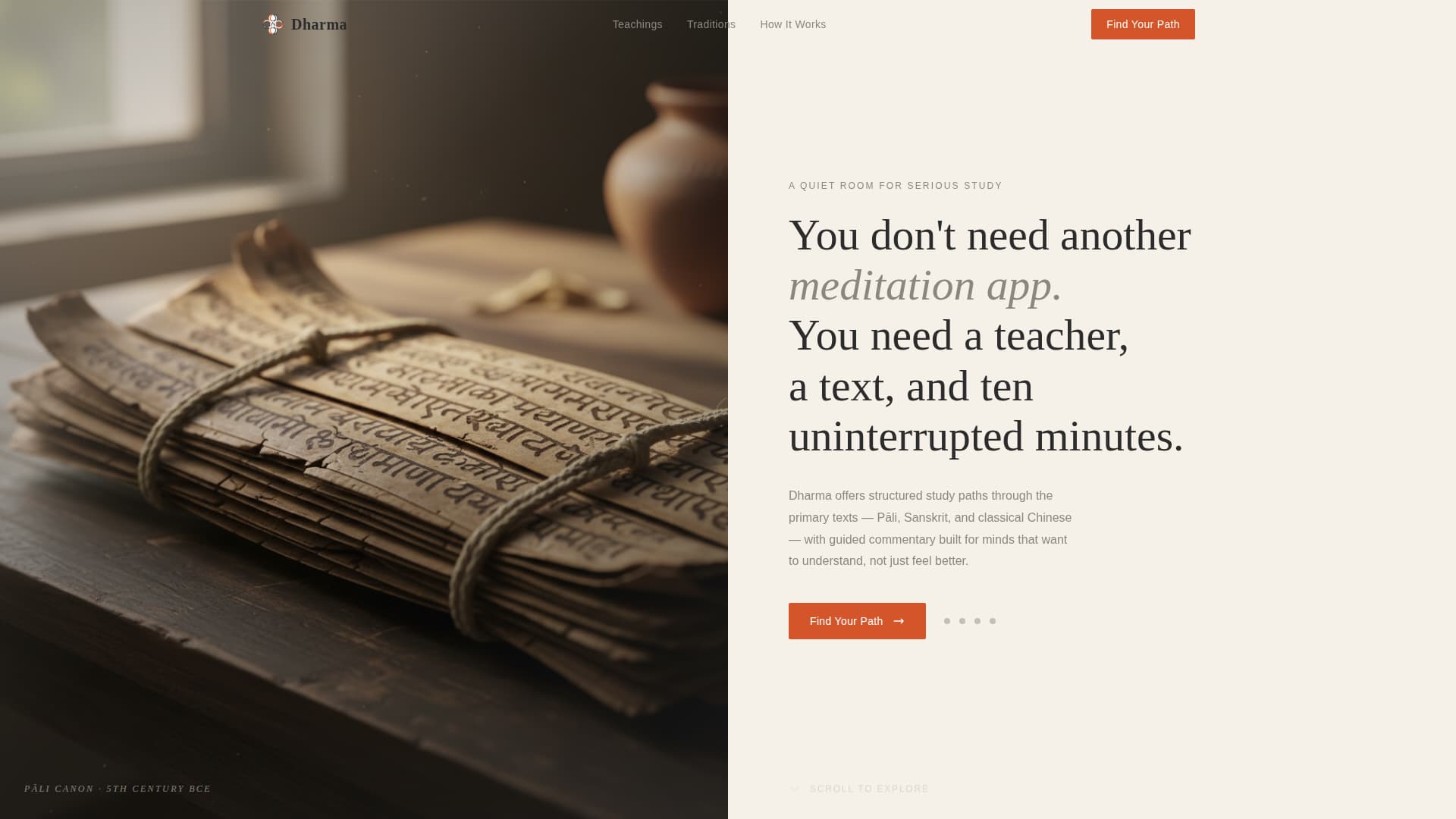 Philosophy & Spirituality Blog Blog Website Template