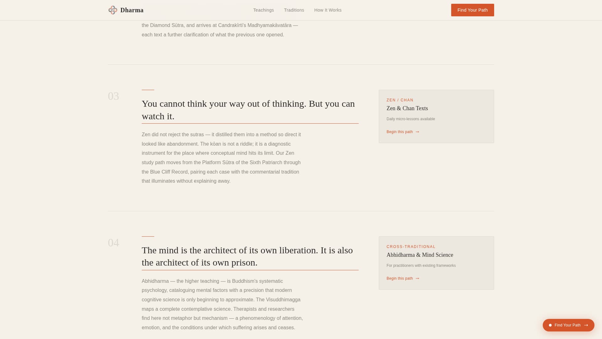Philosophy & Spirituality Blog Blog Website Template