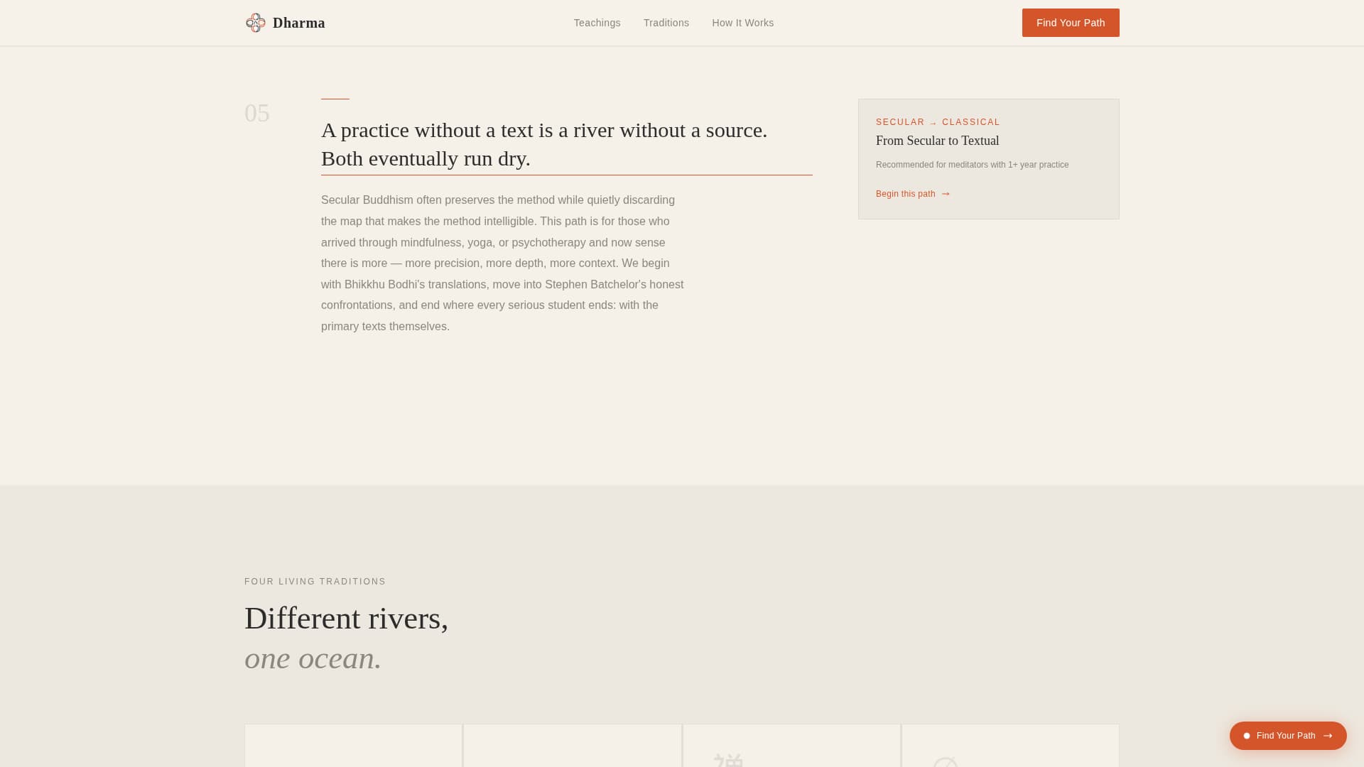 Philosophy & Spirituality Blog Blog Website Template