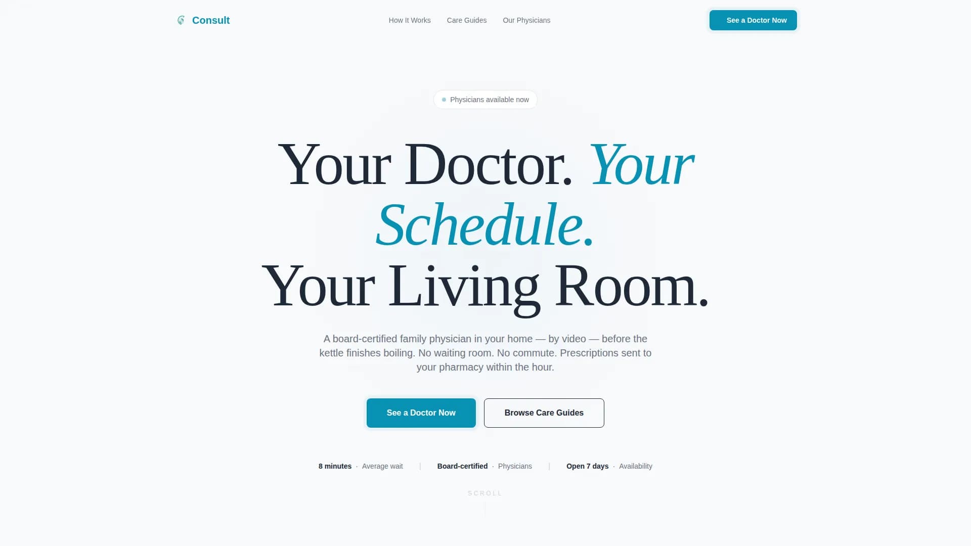 Family Medicine Medicine Booking Website Template