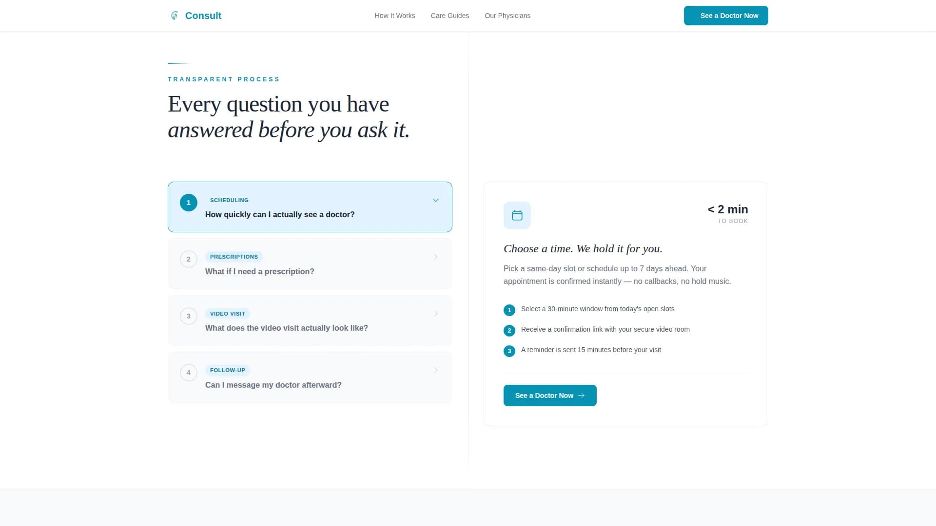 Family Medicine Medicine Booking Website Template