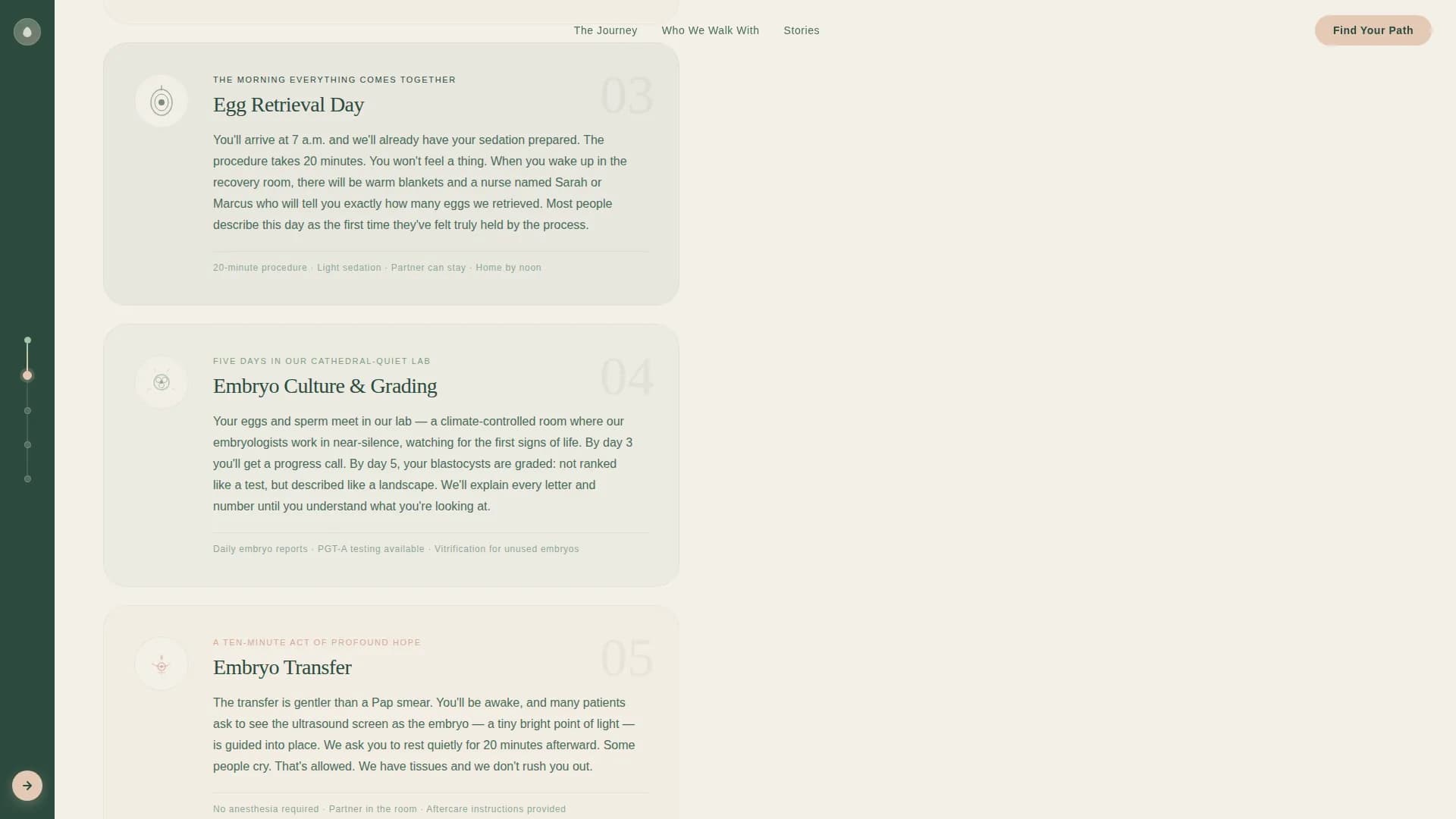 Nurture - Fertility Clinic Landing page Template