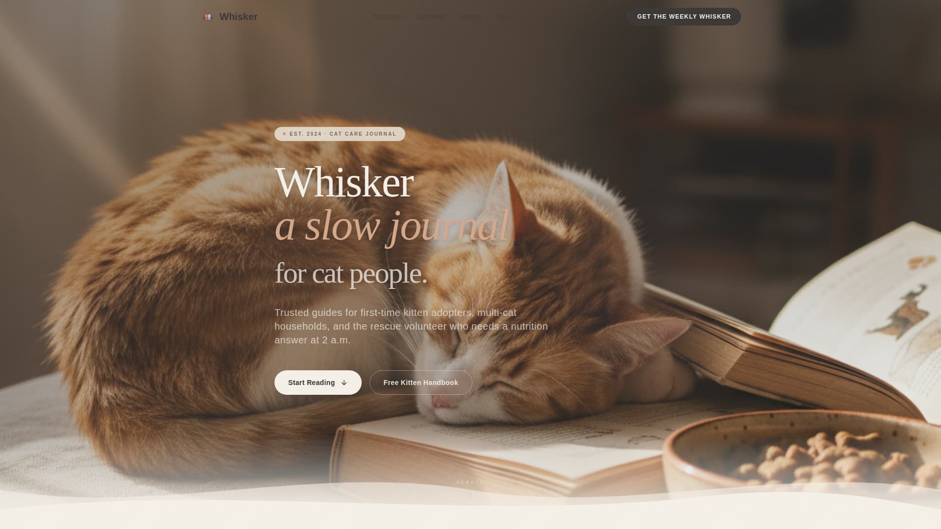 Pet & Animal Blog Blog Website Template