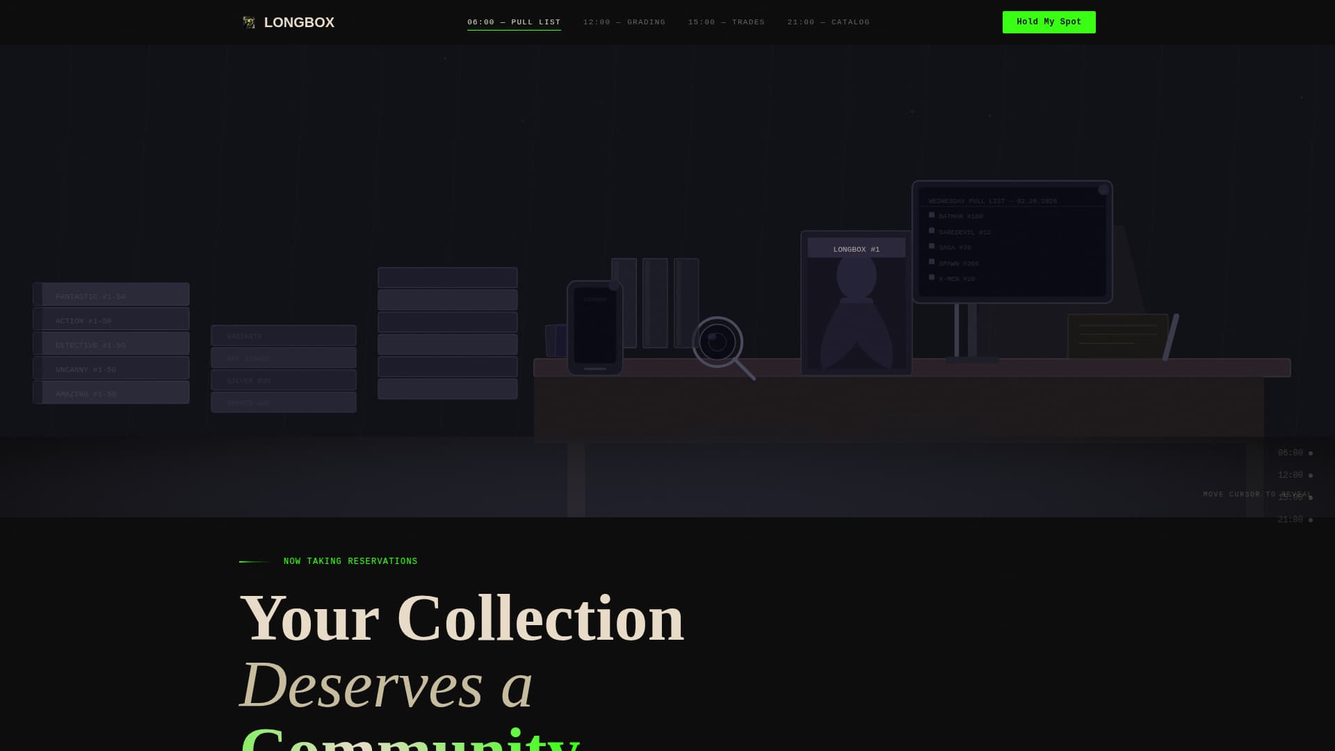 Comic - Premium Book Landing Page Template