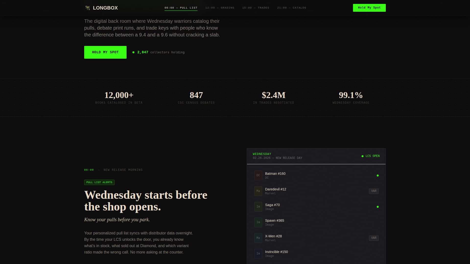 Comic - Premium Book Landing Page Template