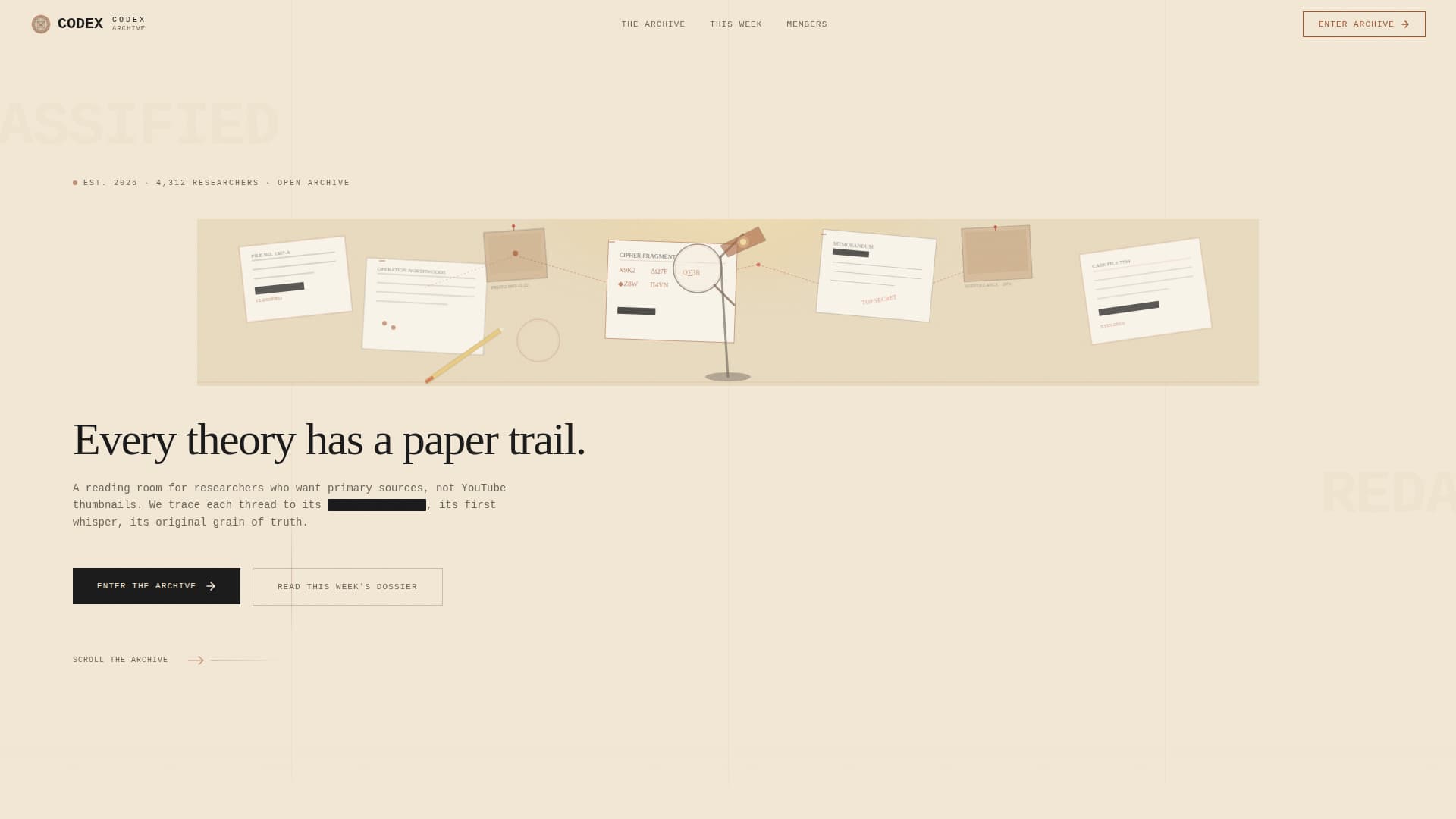 Conspiracy Theory Analysis Content Professional Website Template