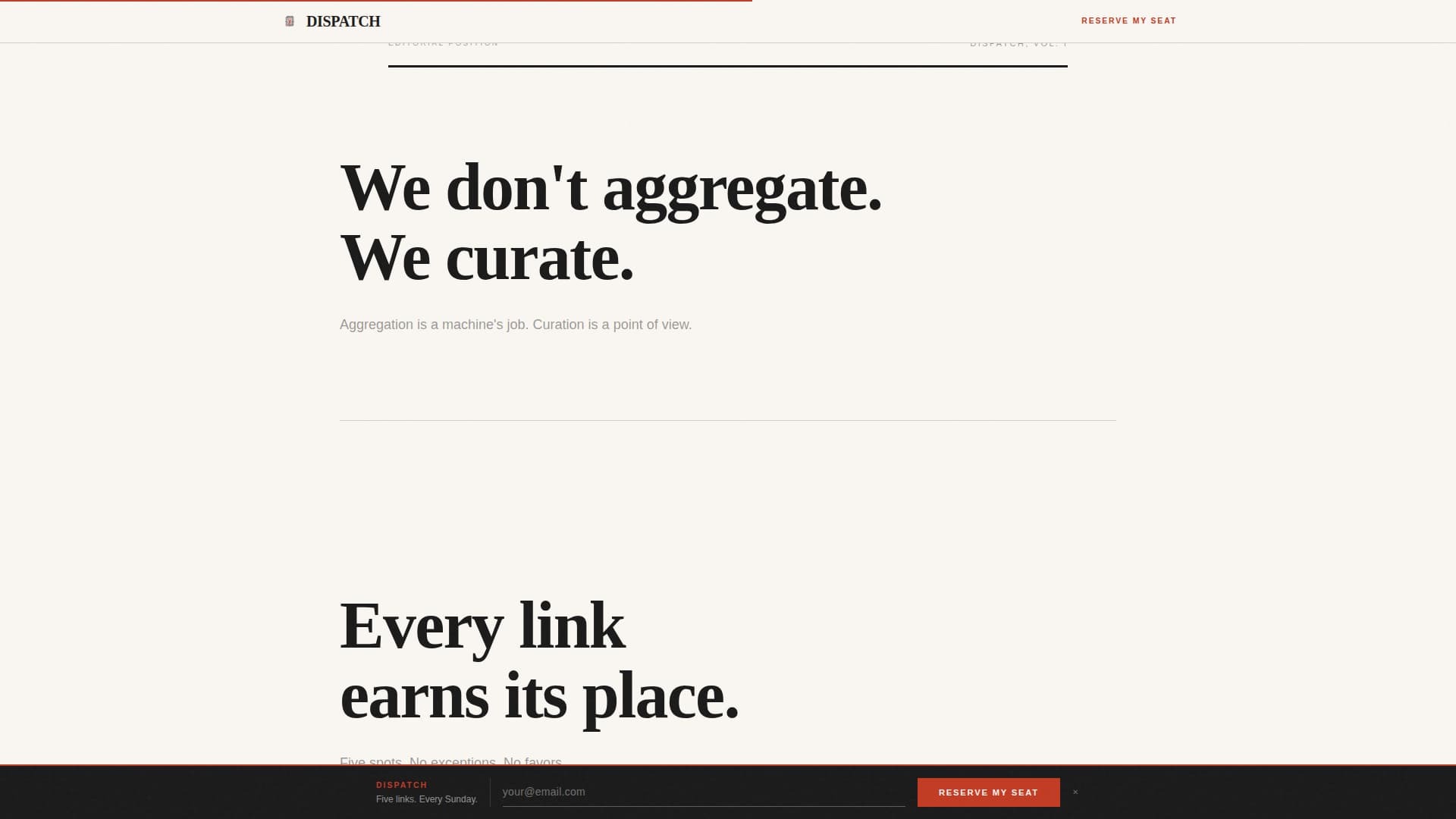 Creator Economy Newsletter Blog Website Template