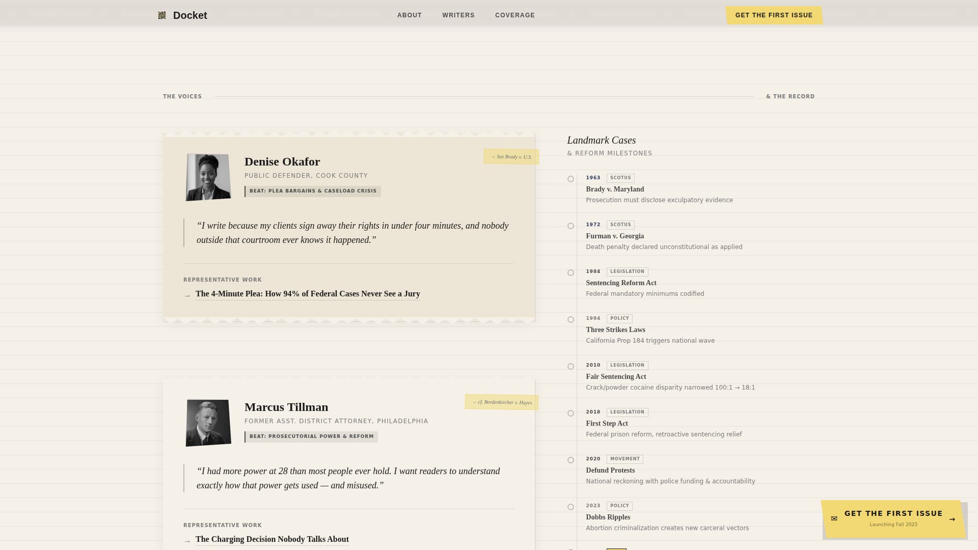 Legal & Policy Blog Pre-Launch Website Template