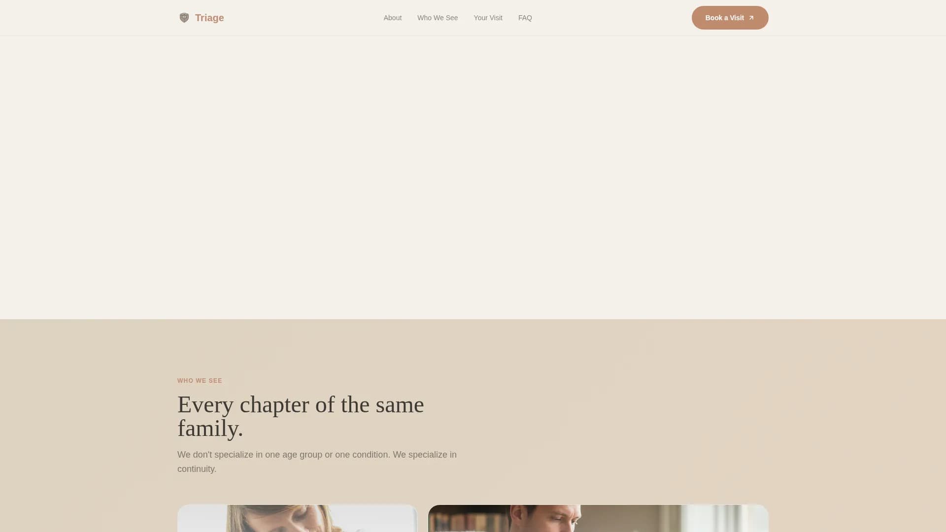 General Practice & Family Medicine New Patient Website Template