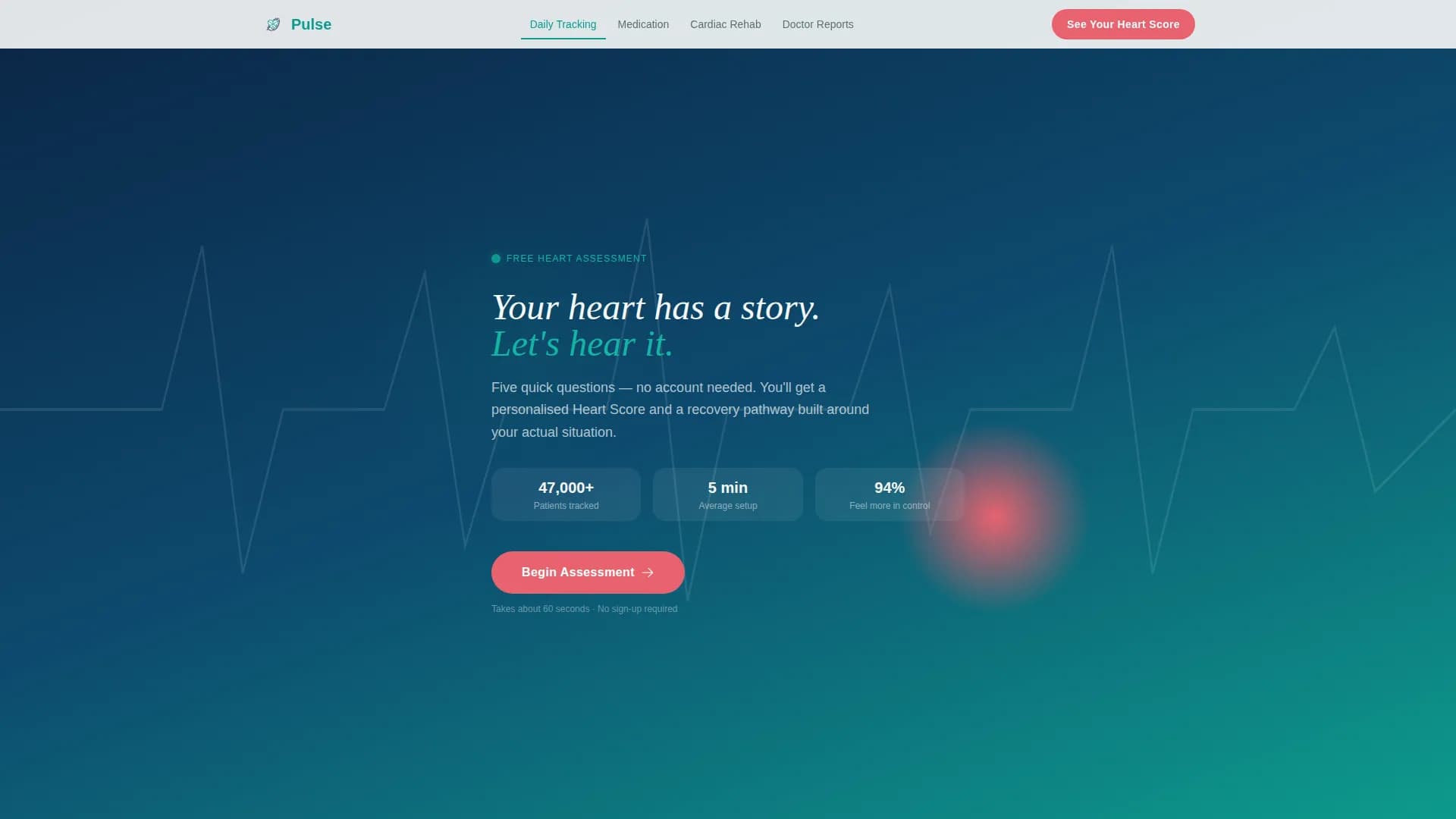 Pulse — Transformative Mental Health Landing Page Template
