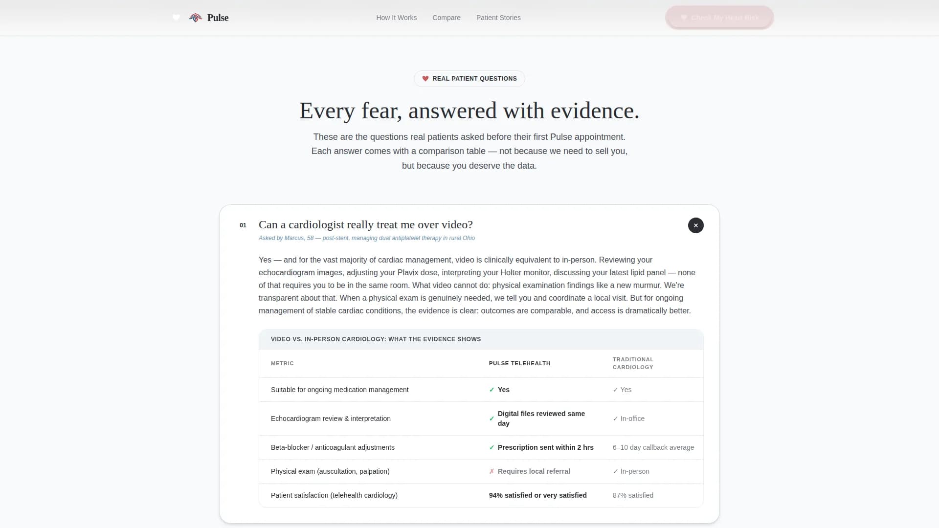 Pulse - Telehealth Services Landing Page Template