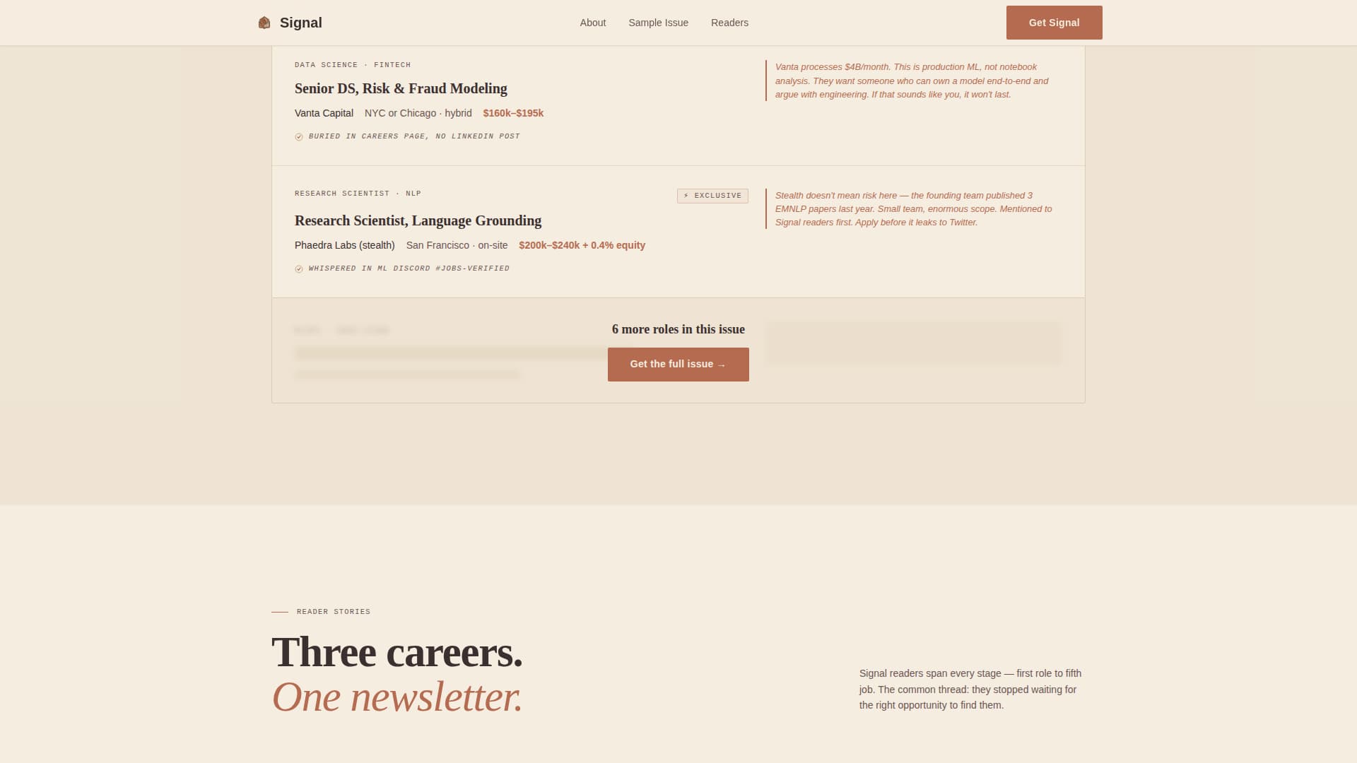Data Science Newsletter Careers Website Template
