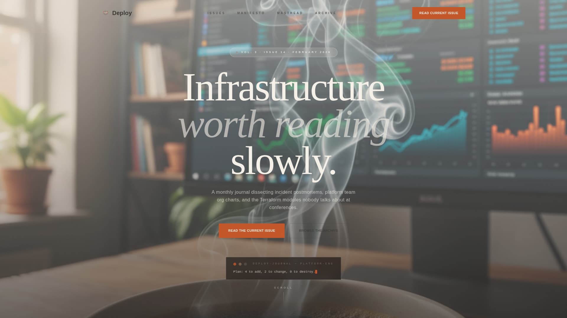 Deploy — Expert Infrastructure Operations Landing Page Template