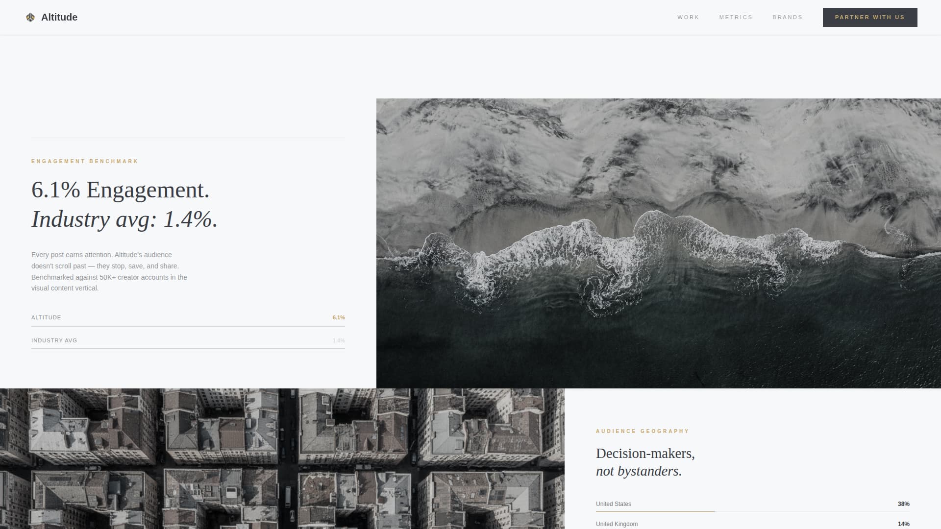 Altitude - Stunning Dronephotography Landing Page Template