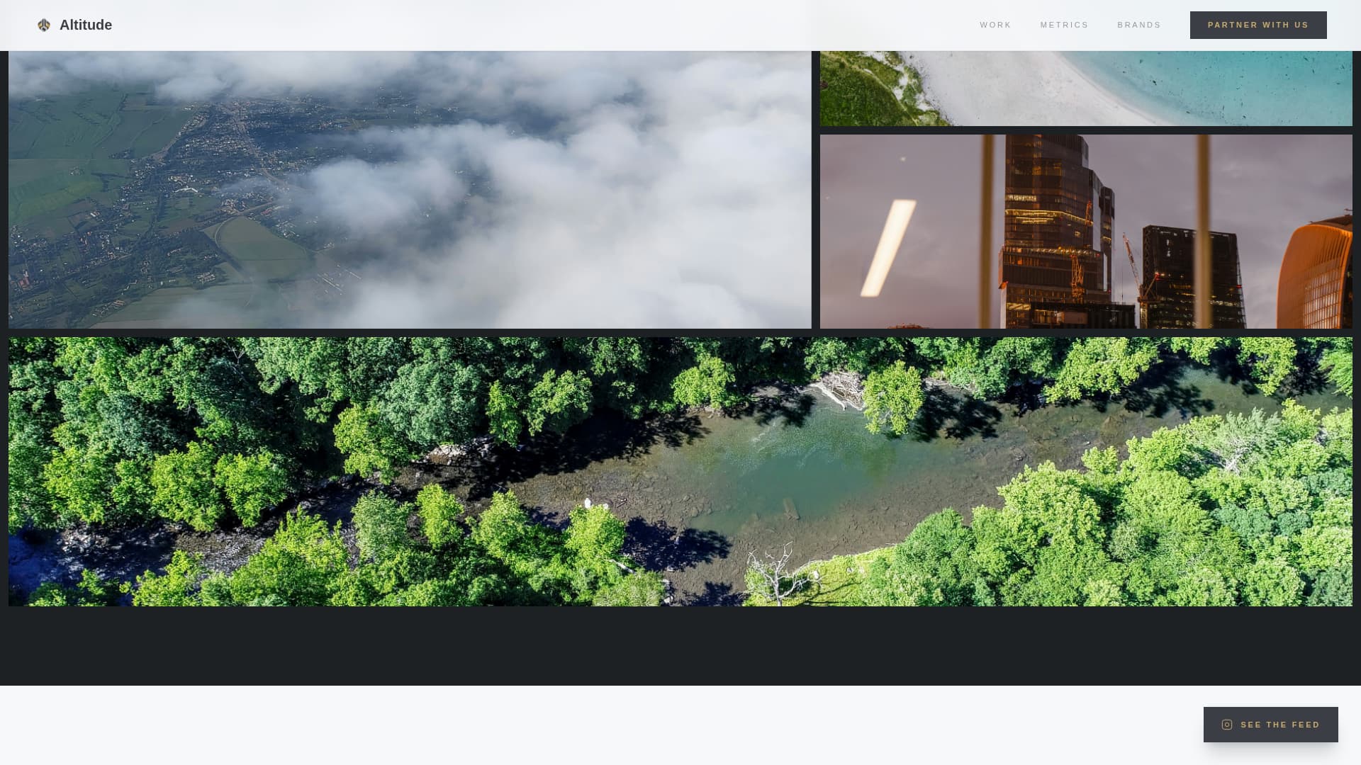 Altitude - Stunning Dronephotography Landing Page Template