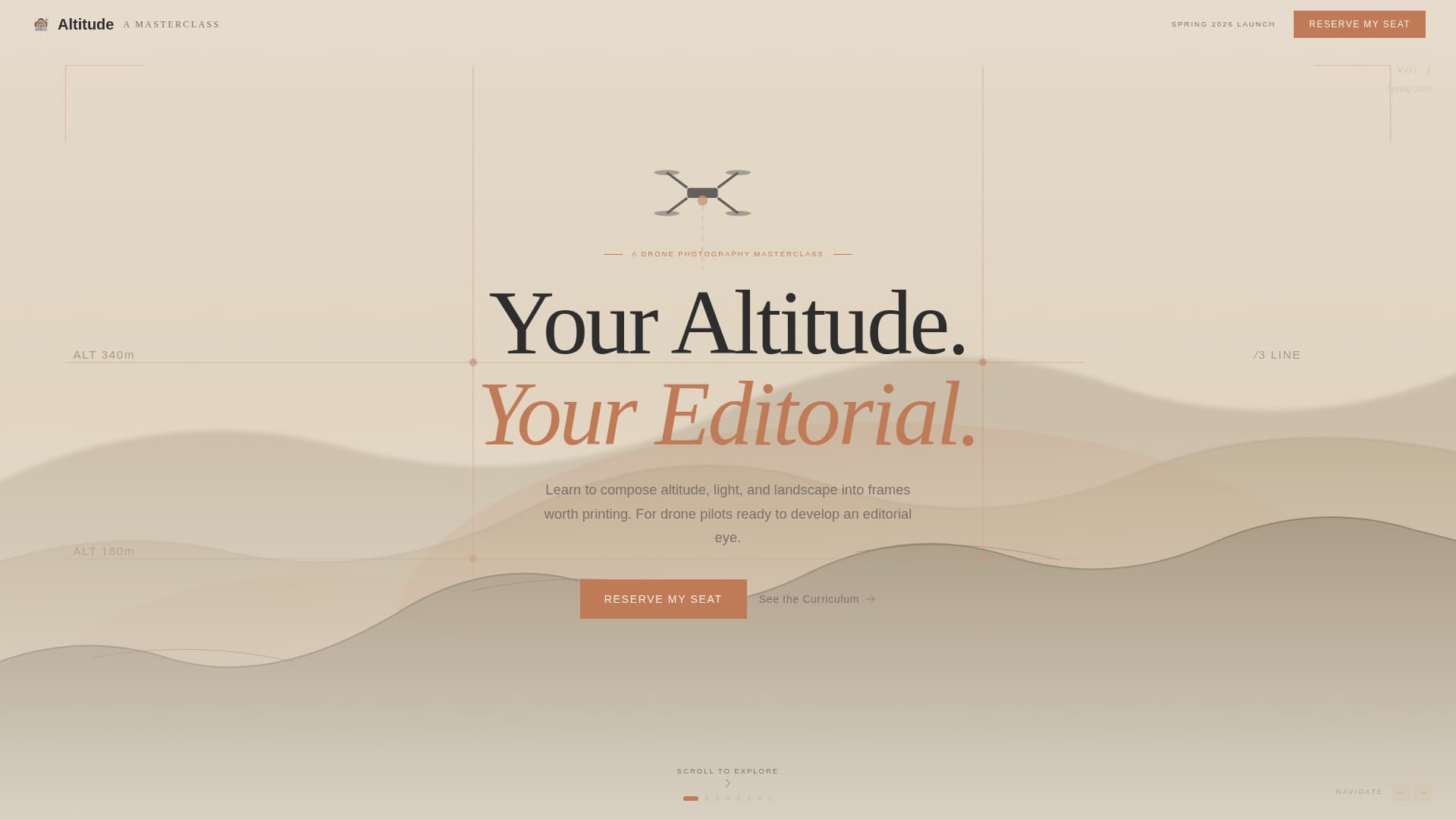 Drone - Highconverting Photography Landing Page Template