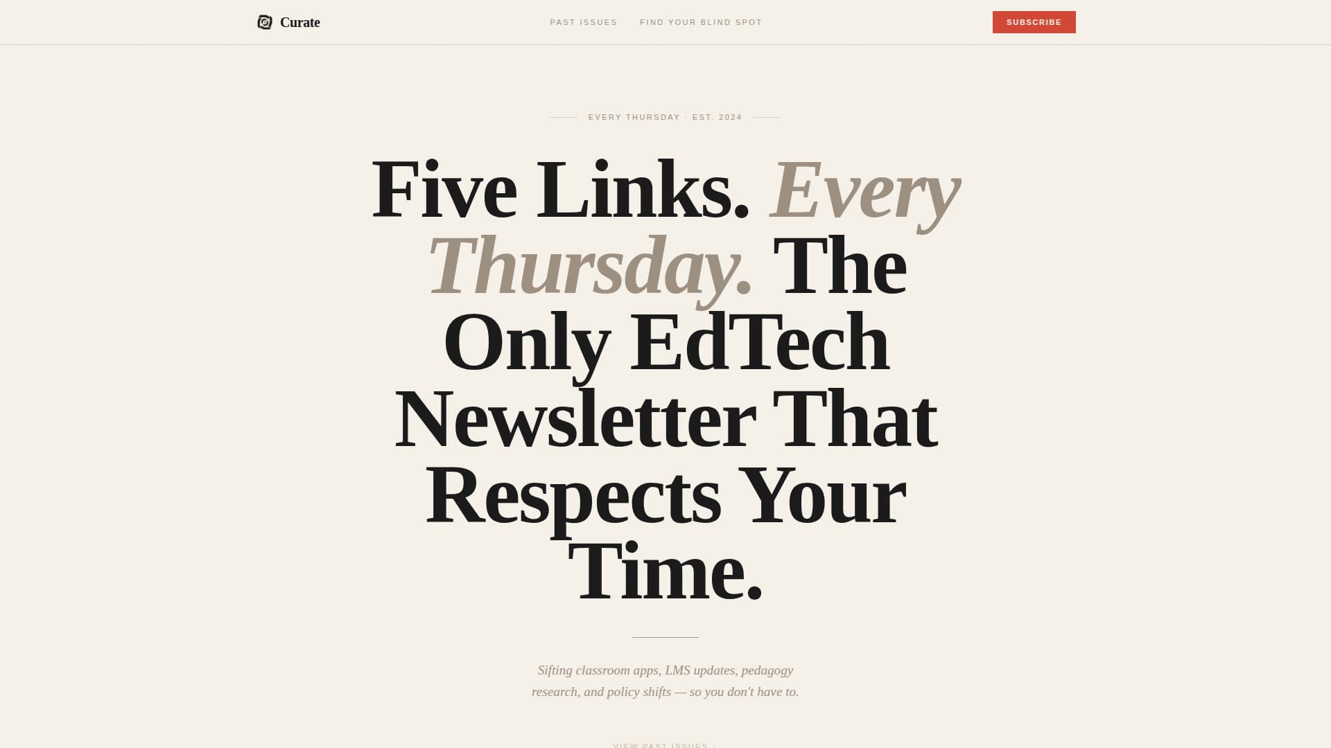 Edtech - Premium Curated Landing Page Template