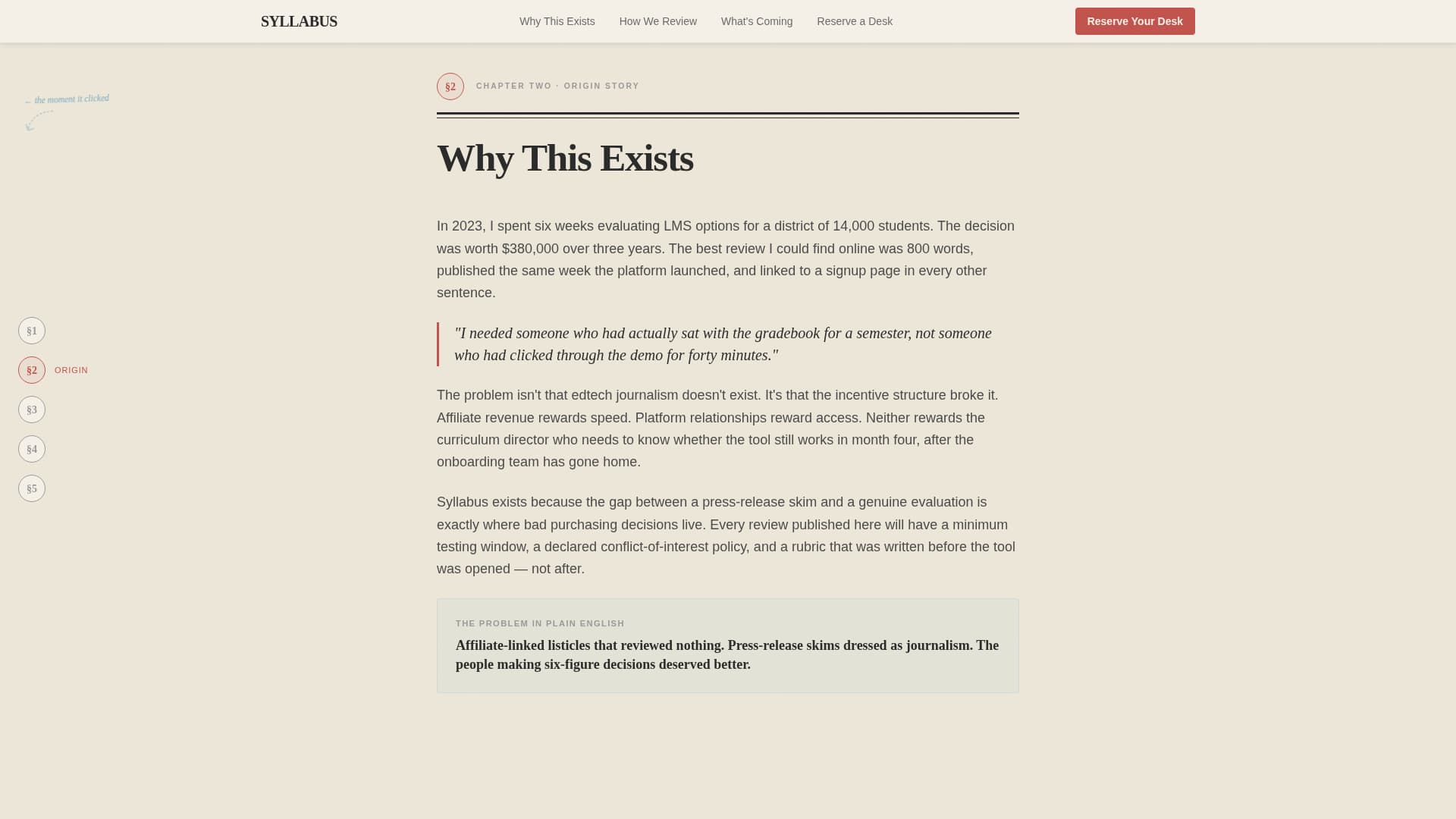 Syllabus - Authoritative Edtech Landing Page Template