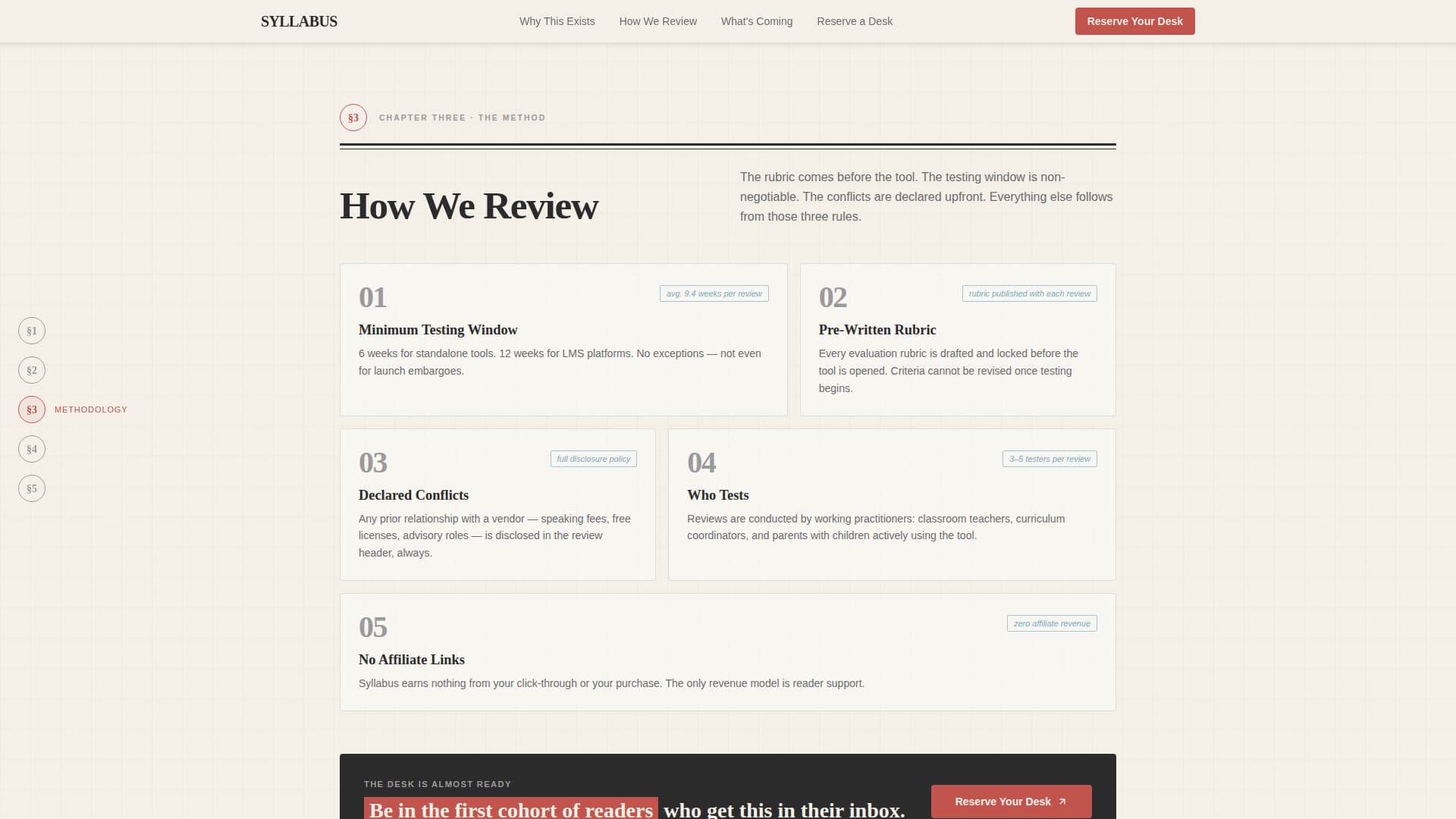 Syllabus - Authoritative Edtech Landing Page Template