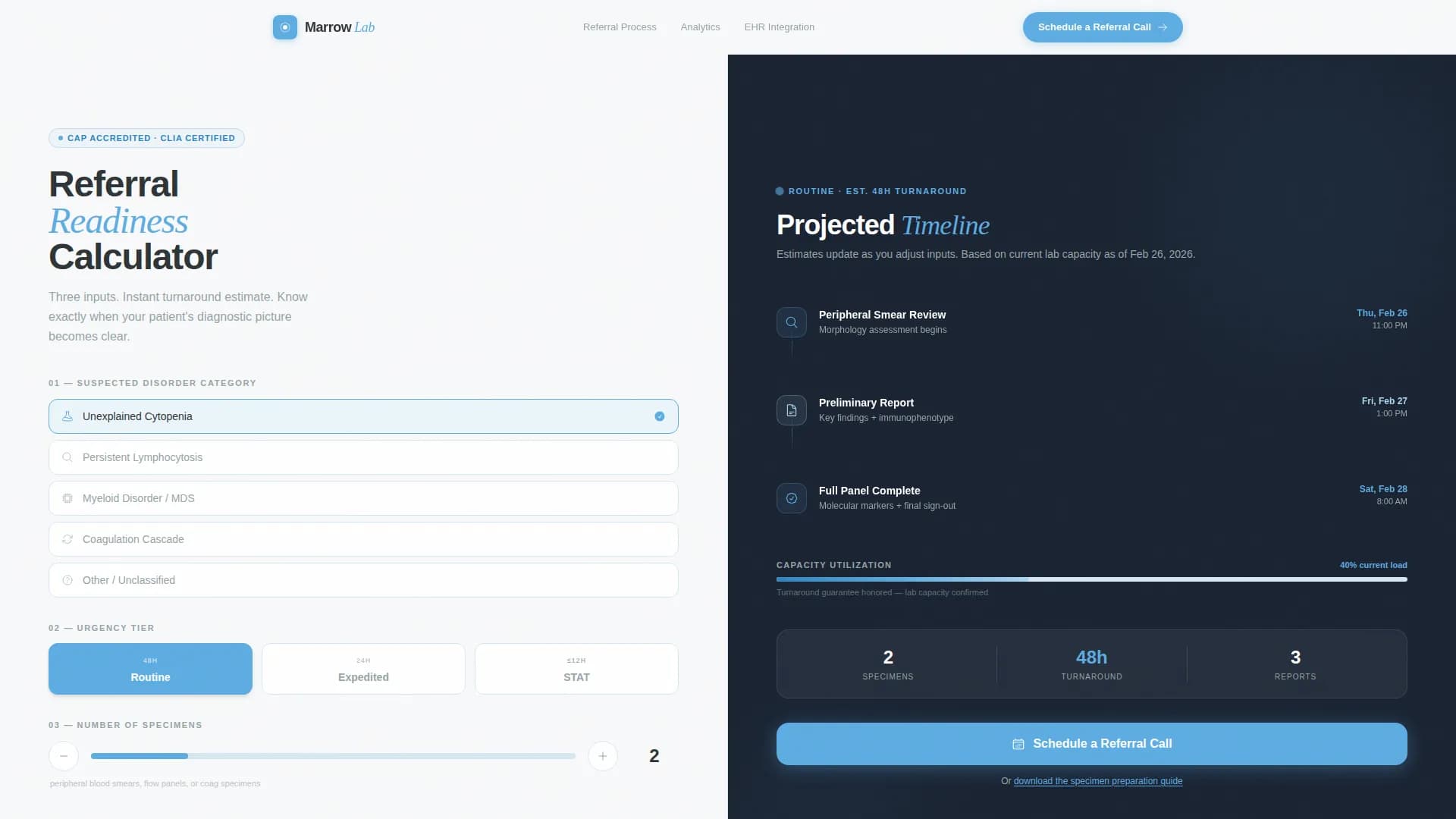 Marrow - Research Center Landing Page Template