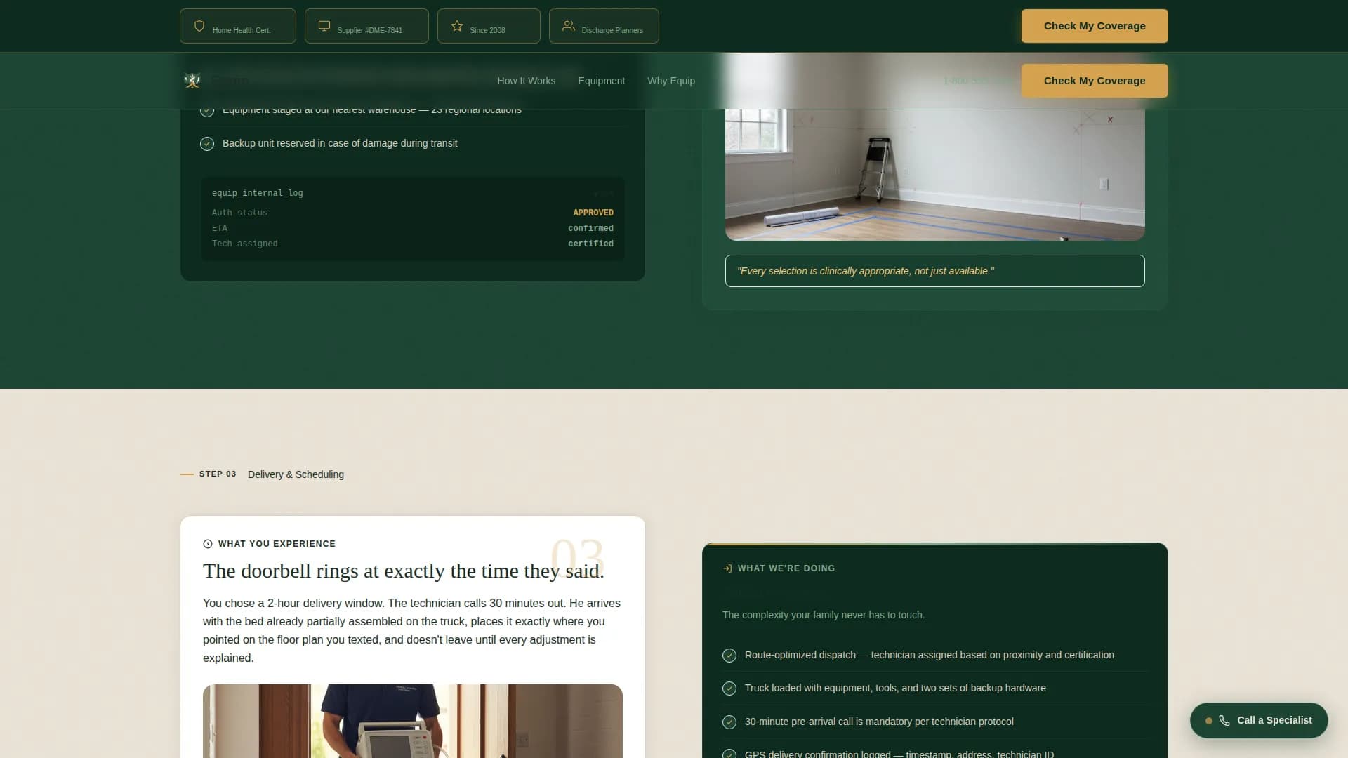 Medical Equipment & Supply Professional Website Template