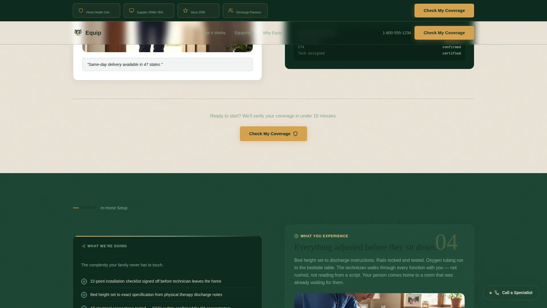 Medical Equipment & Supply Professional Website Template