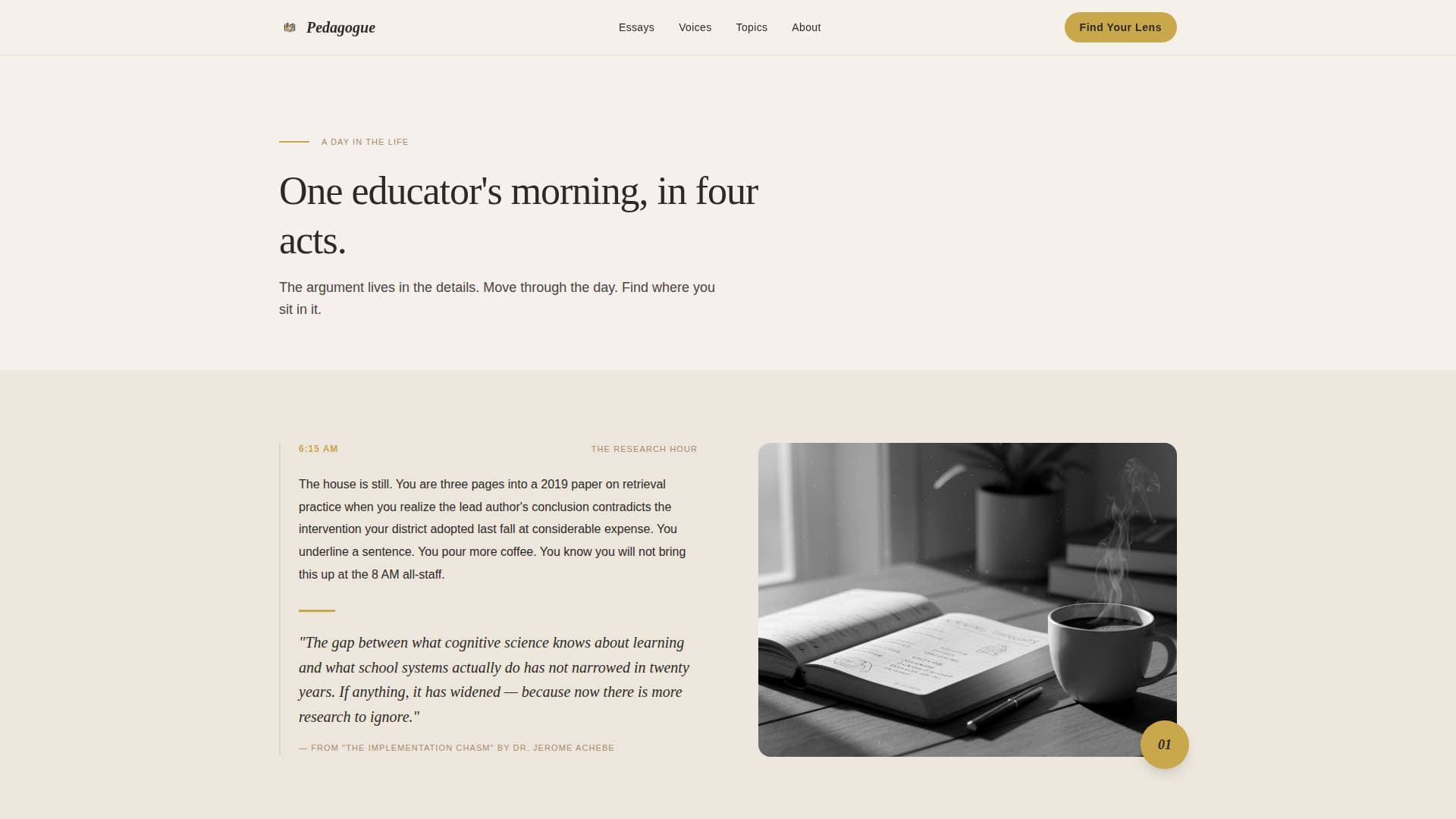 Pedagogue - Authoritative Education Landing Page Template
