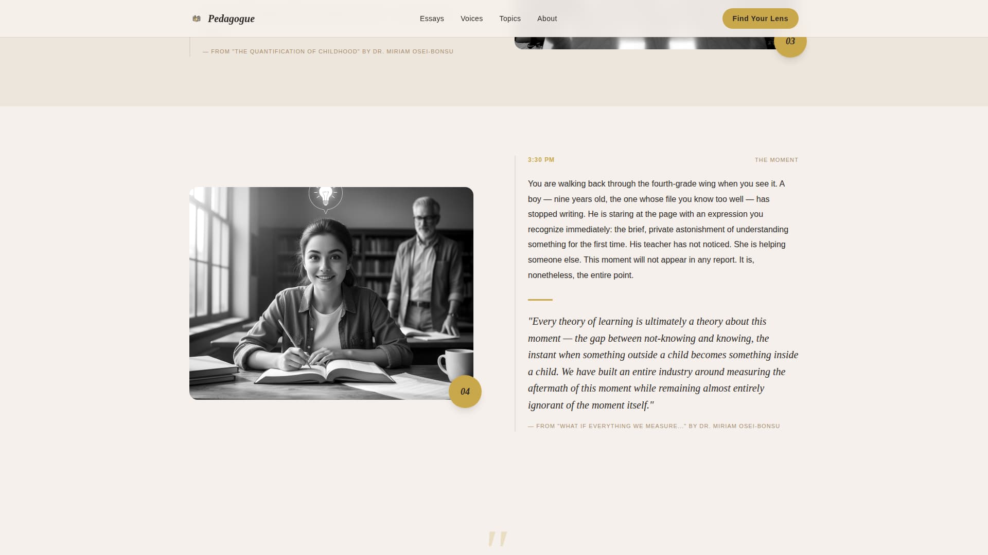 Pedagogue - Authoritative Education Landing Page Template