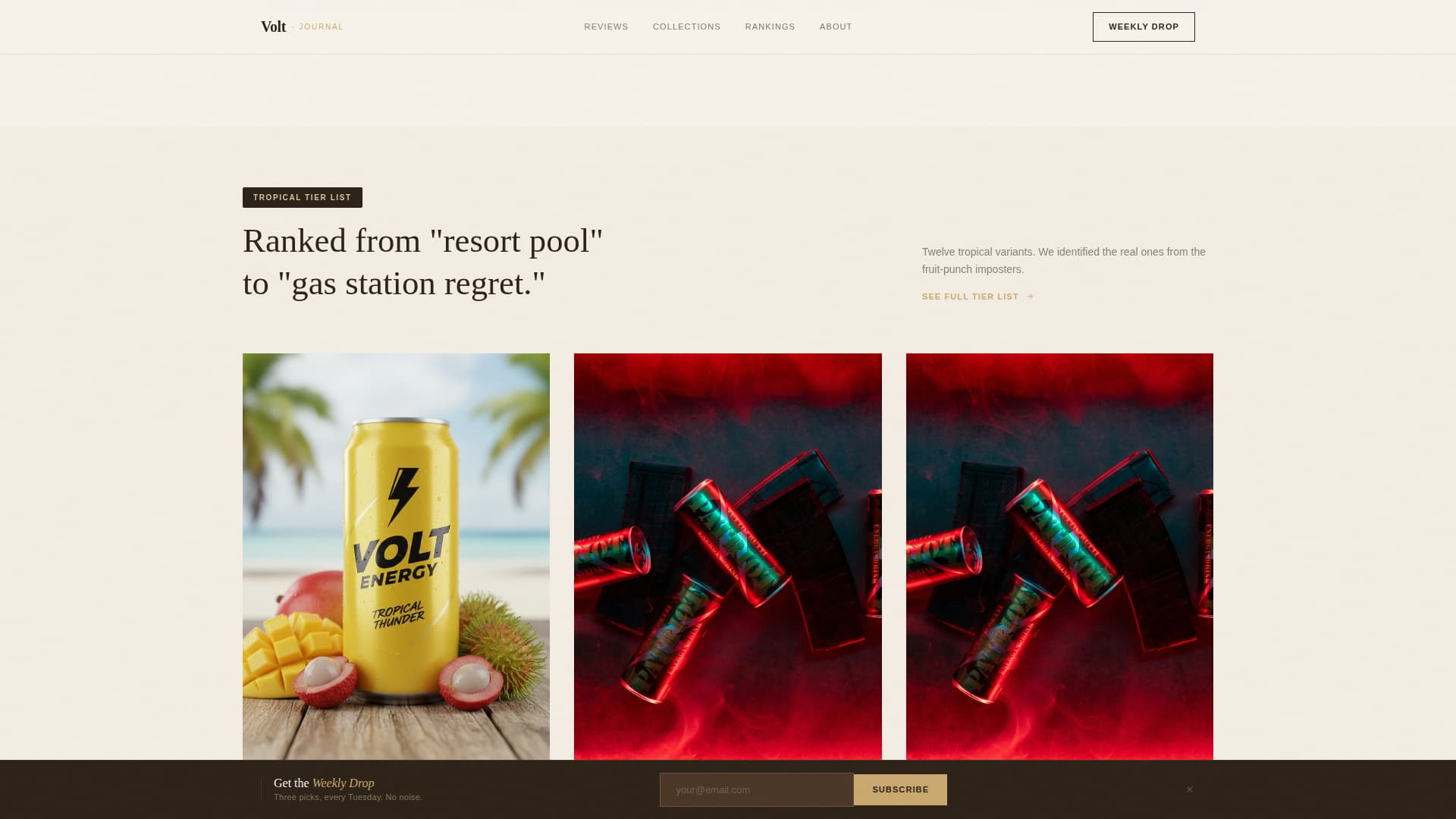 Volt - Luxe Energyreview Landing Page Template