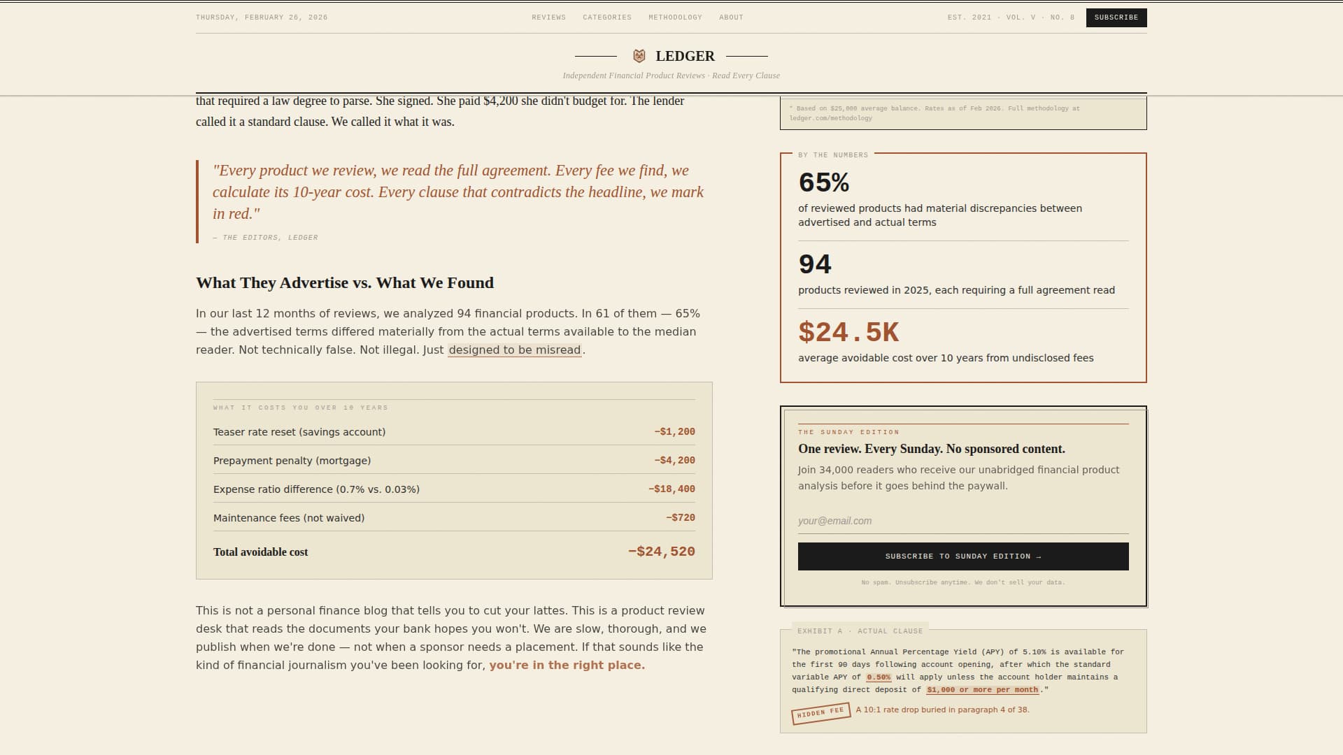 Ledger — Trusted Bookkeeping Landing Page Template