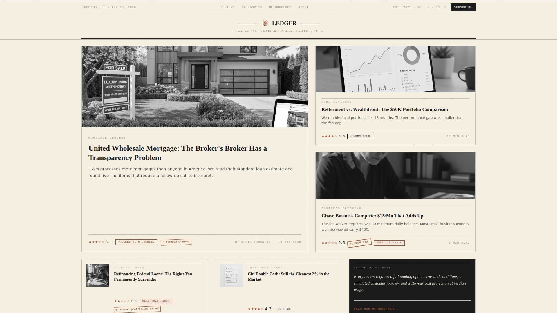 Ledger — Trusted Bookkeeping Landing Page Template