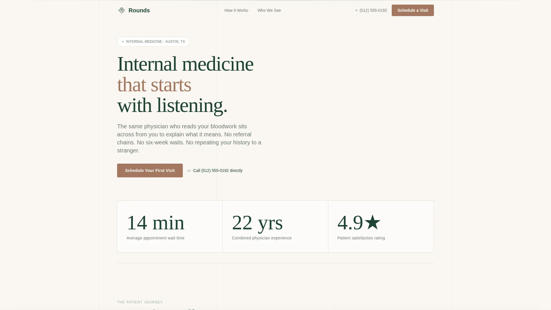Internal Medicine Medicine Booking Website Template