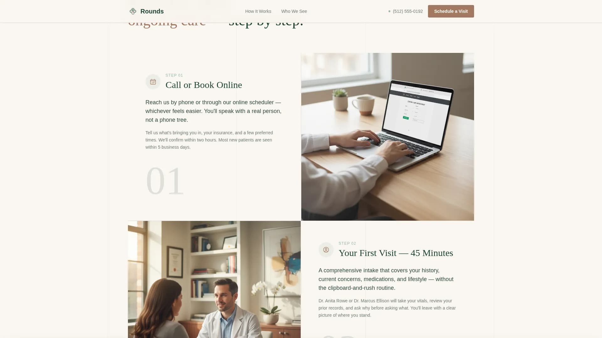 Internal Medicine Medicine Booking Website Template
