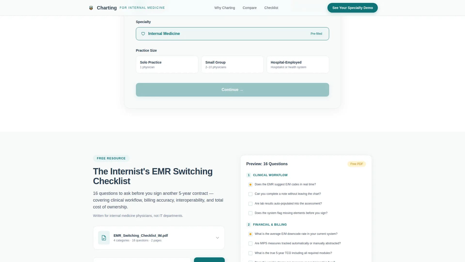 Internal Medicine Medicine Professional Website Template