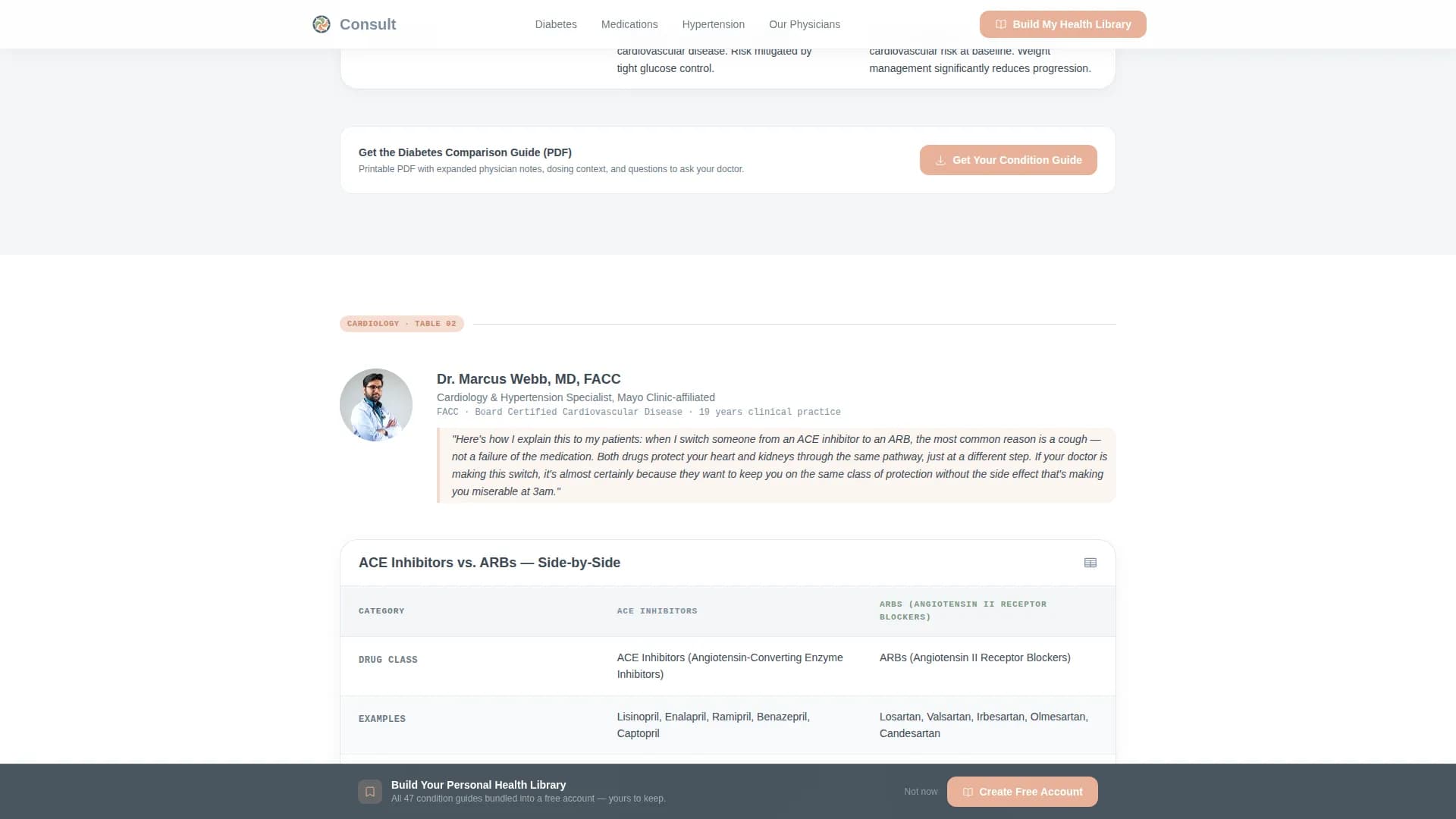 Internal Medicine Medicine Education Website Template