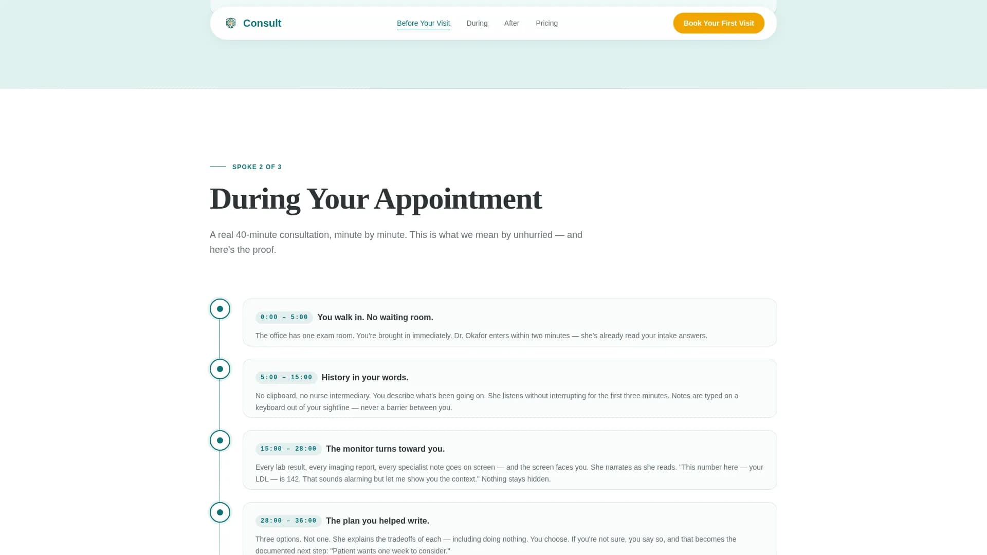Internal Medicine Medicine Specialist Booking Website Template