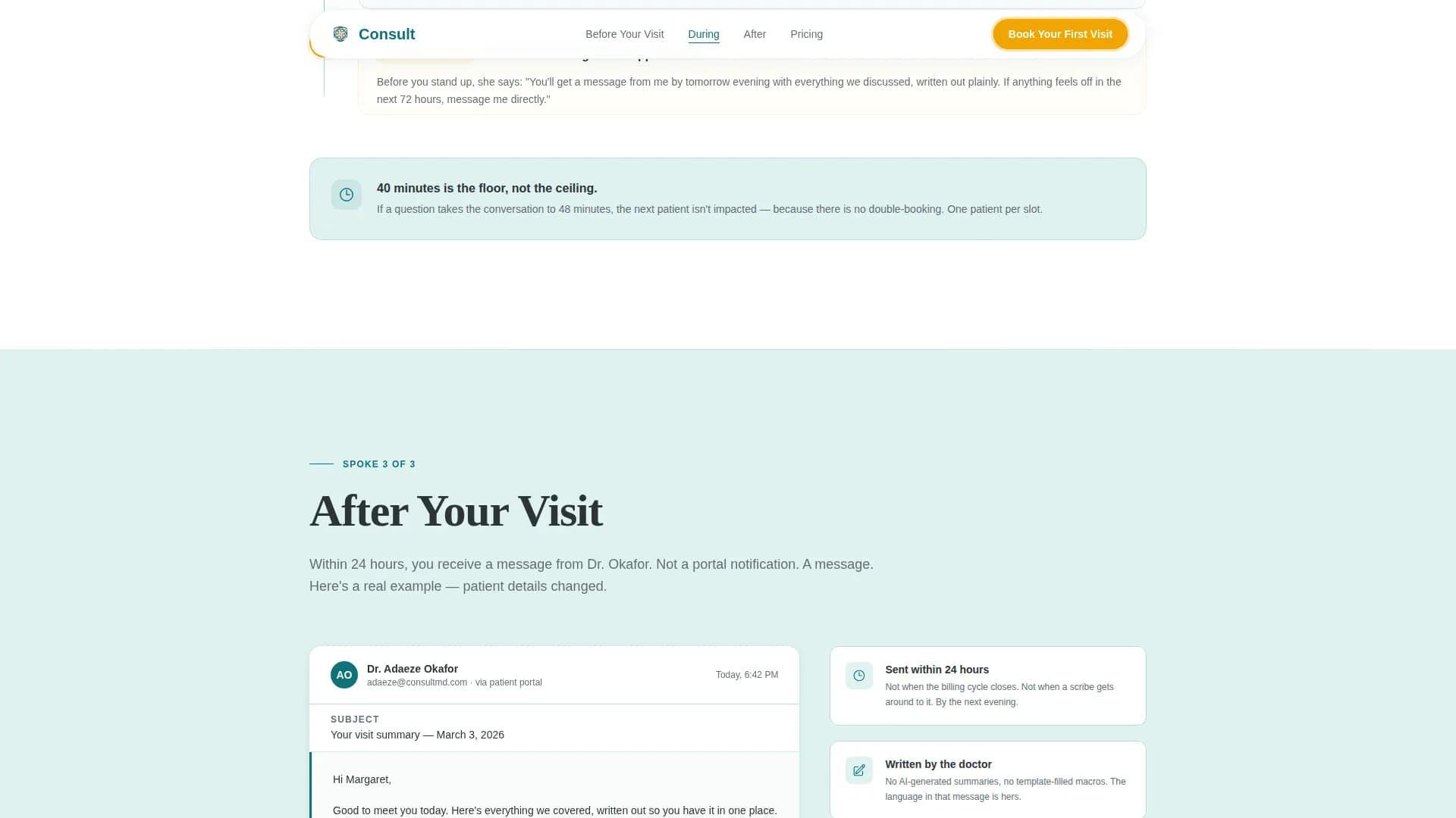Internal Medicine Medicine Specialist Booking Website Template