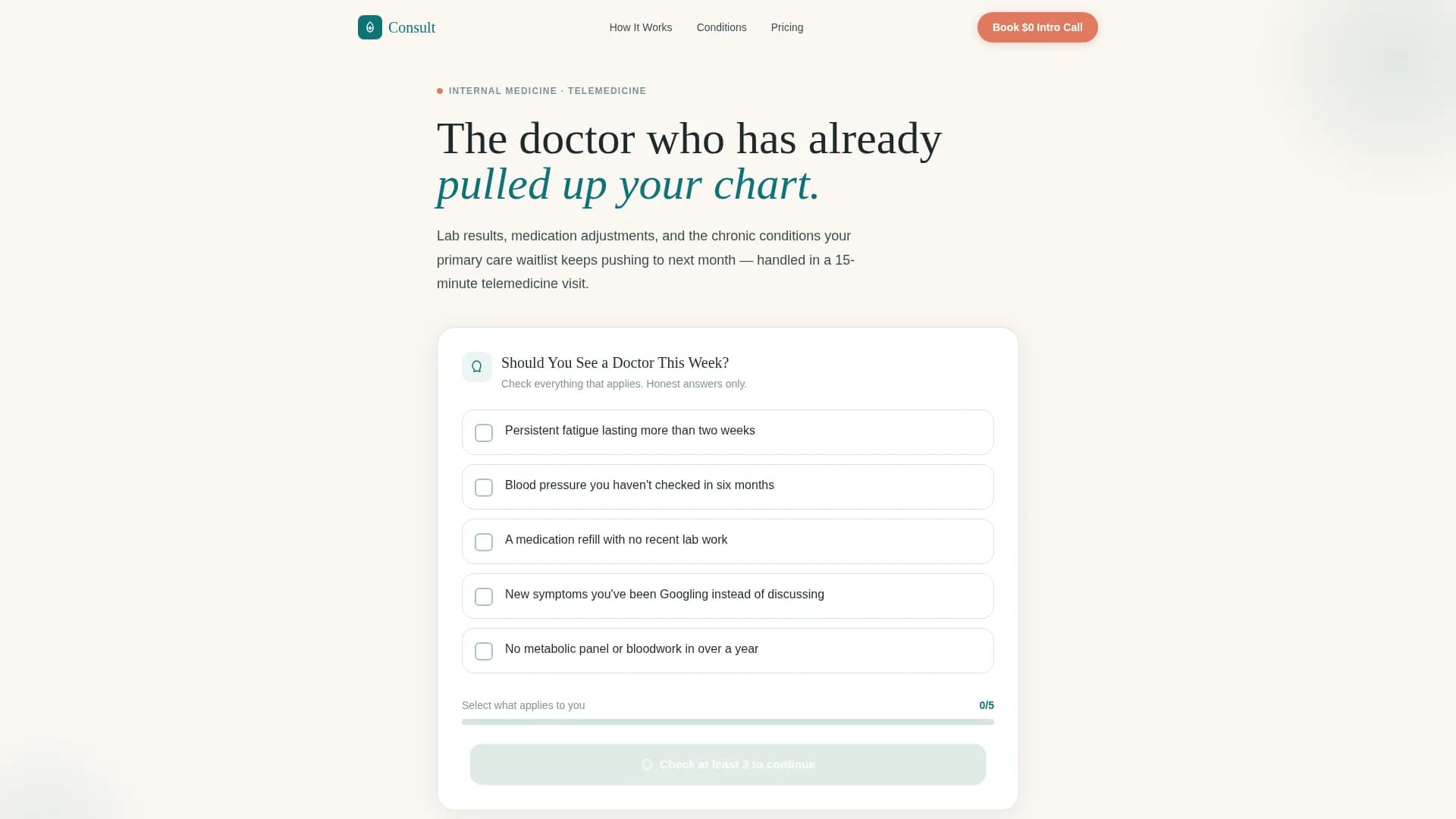 Internal Medicine Medicine Booking Website Template