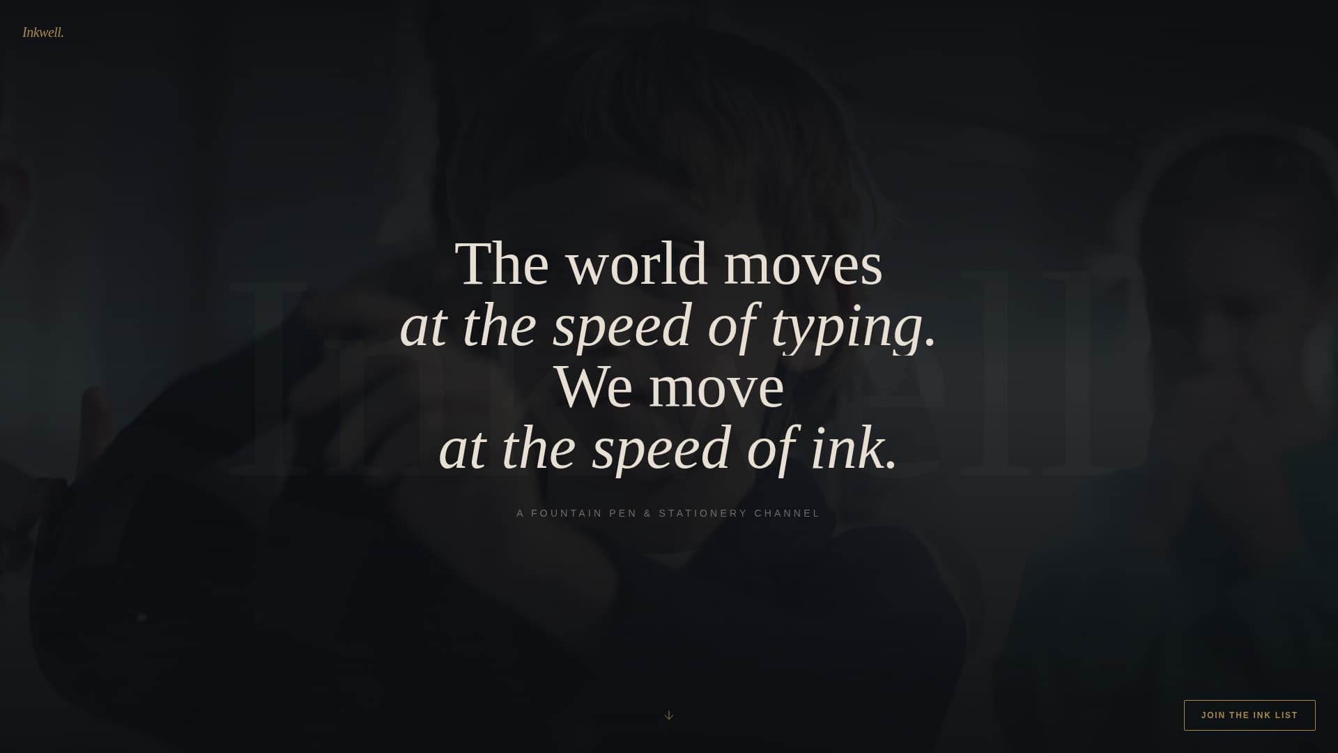 Inkwell - Luxe Stationery Landing Page Template